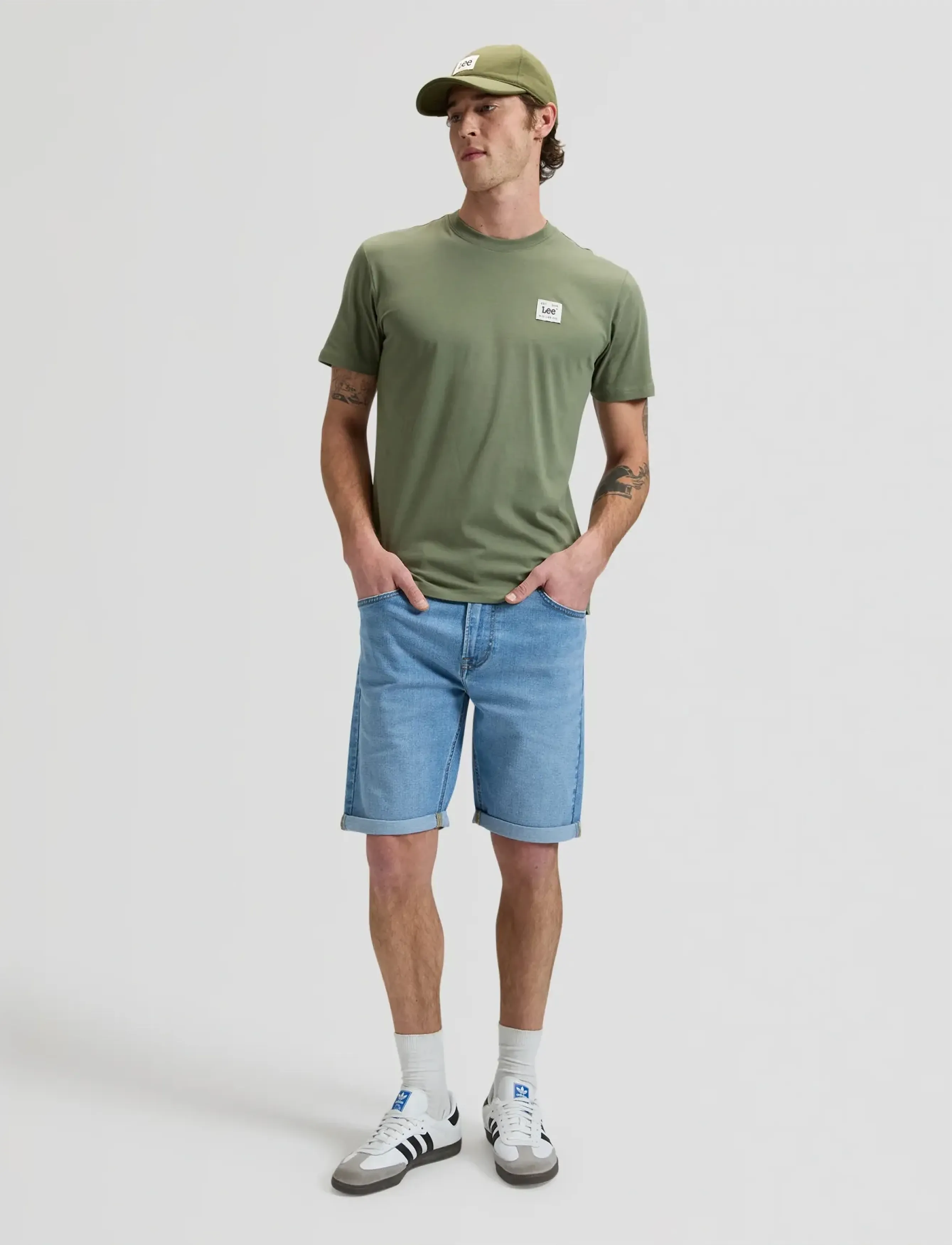 Lee Jeans - 5 POCKET SHORT - män - sunset chill - 3