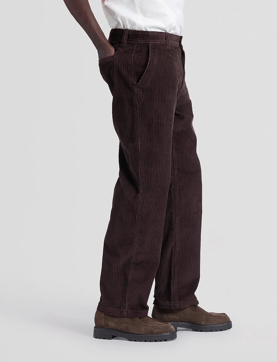 Lee Jeans - LOOSE WORKWEAR CHINO - chinos - chocolate torte - 4