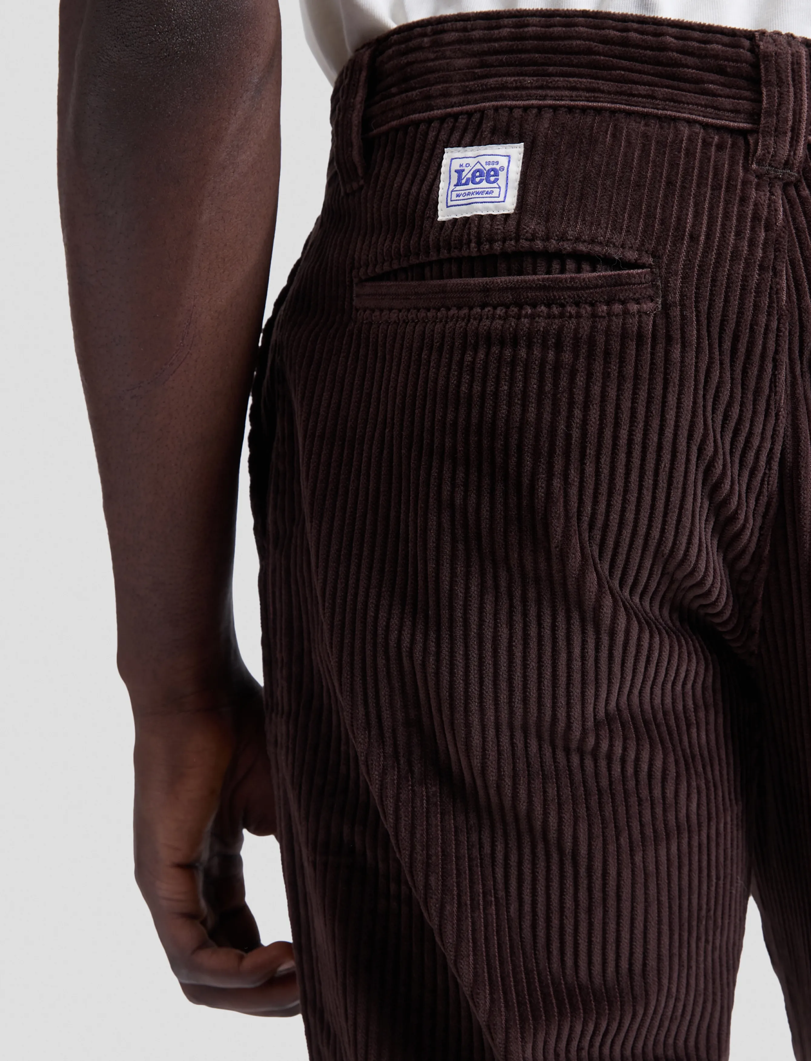 Lee Jeans - LOOSE WORKWEAR CHINO - chinos - chocolate torte - 5