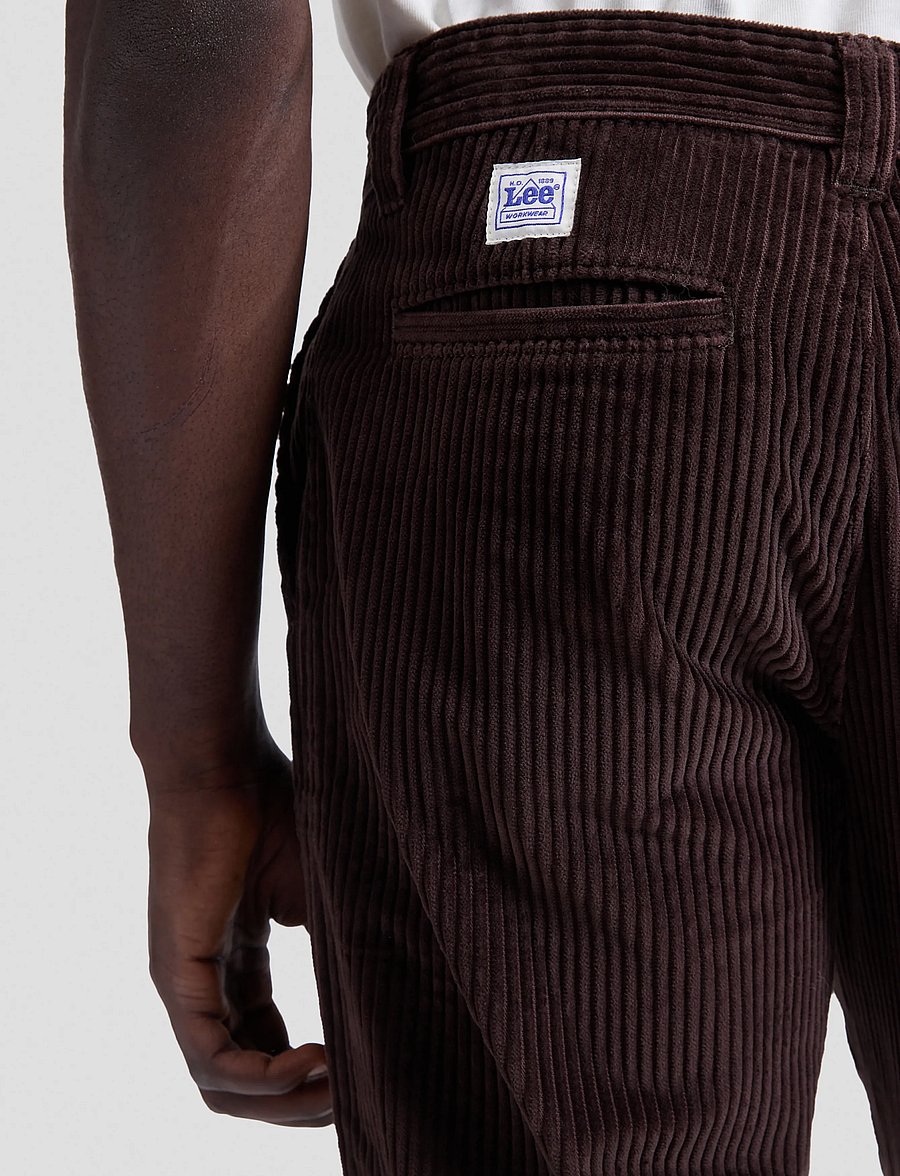 Lee Jeans - LOOSE WORKWEAR CHINO - chinos - chocolate torte - 5