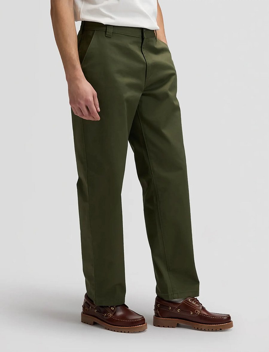 Lee Jeans - LOOSE WORKWEAR CHINO - chinos - oak moss - 0