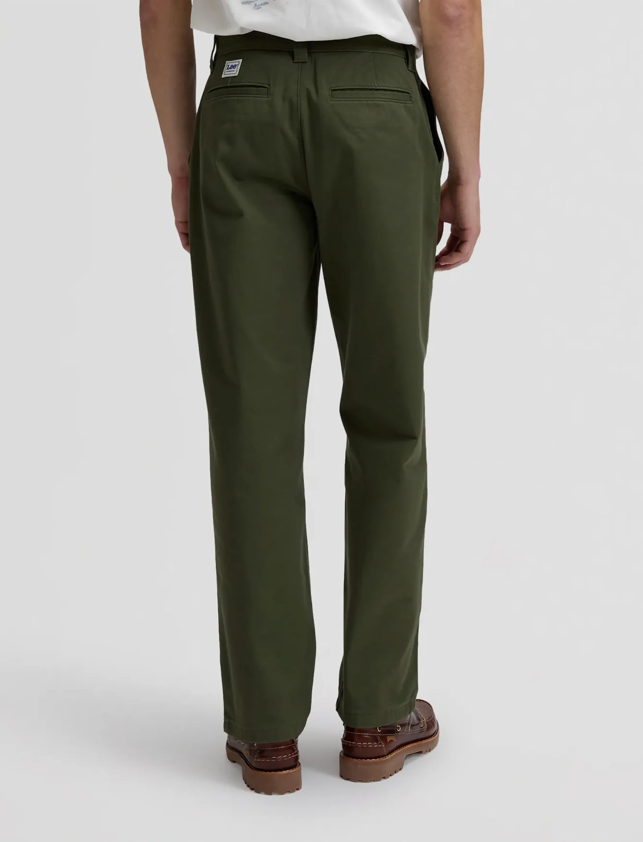 Lee Jeans - LOOSE WORKWEAR CHINO - chinos - oak moss - 3