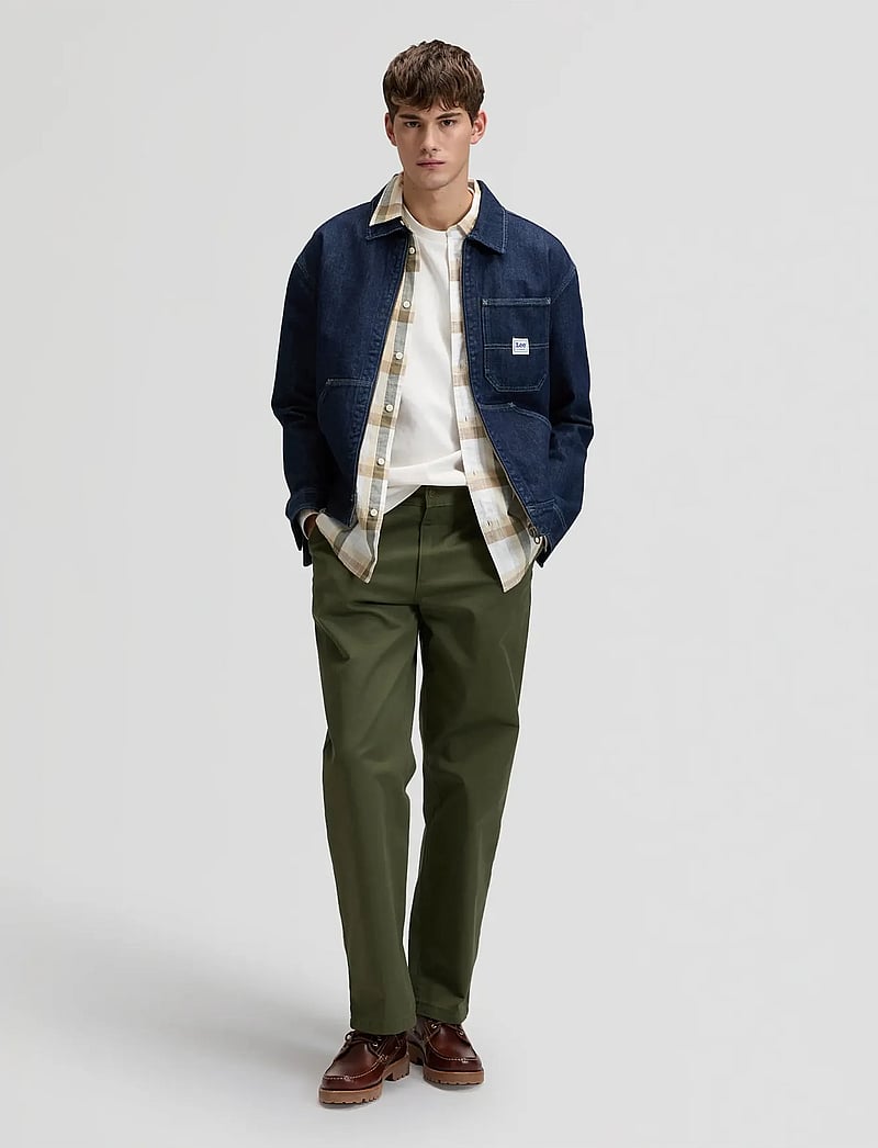 Lee Jeans - LOOSE WORKWEAR CHINO - chinos - oak moss - 4