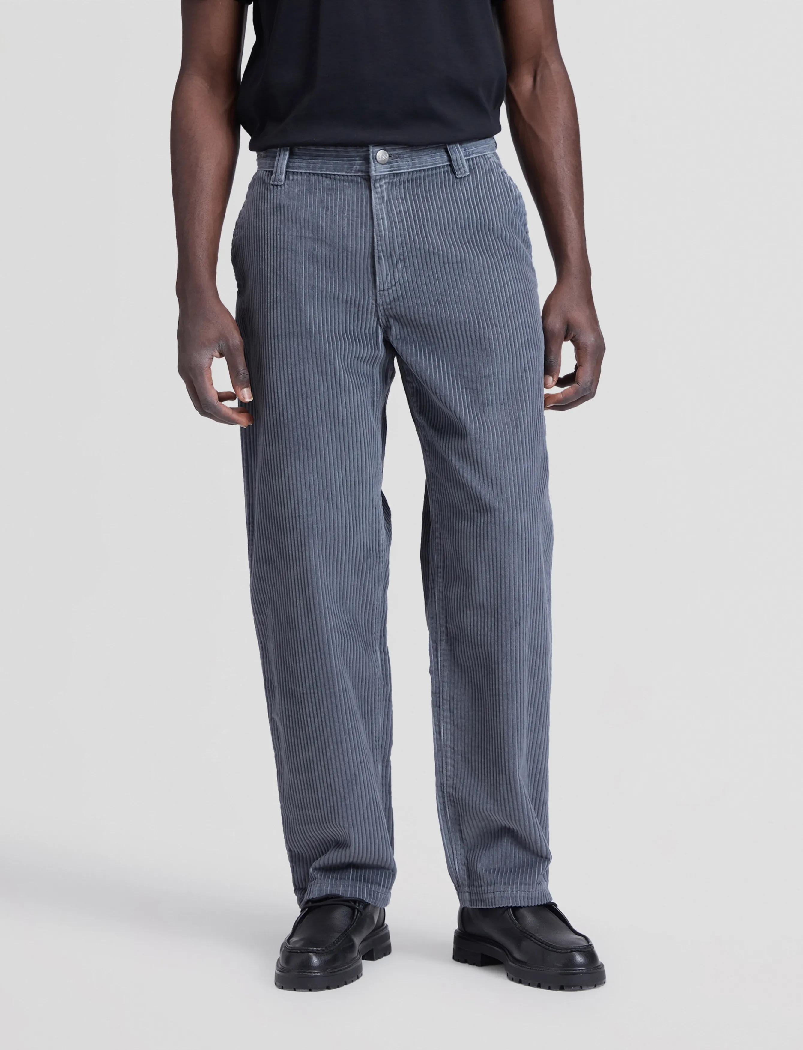 Lee Jeans LOOSE WORKWEAR CHINO - Tøj - TURBULENCE / grey