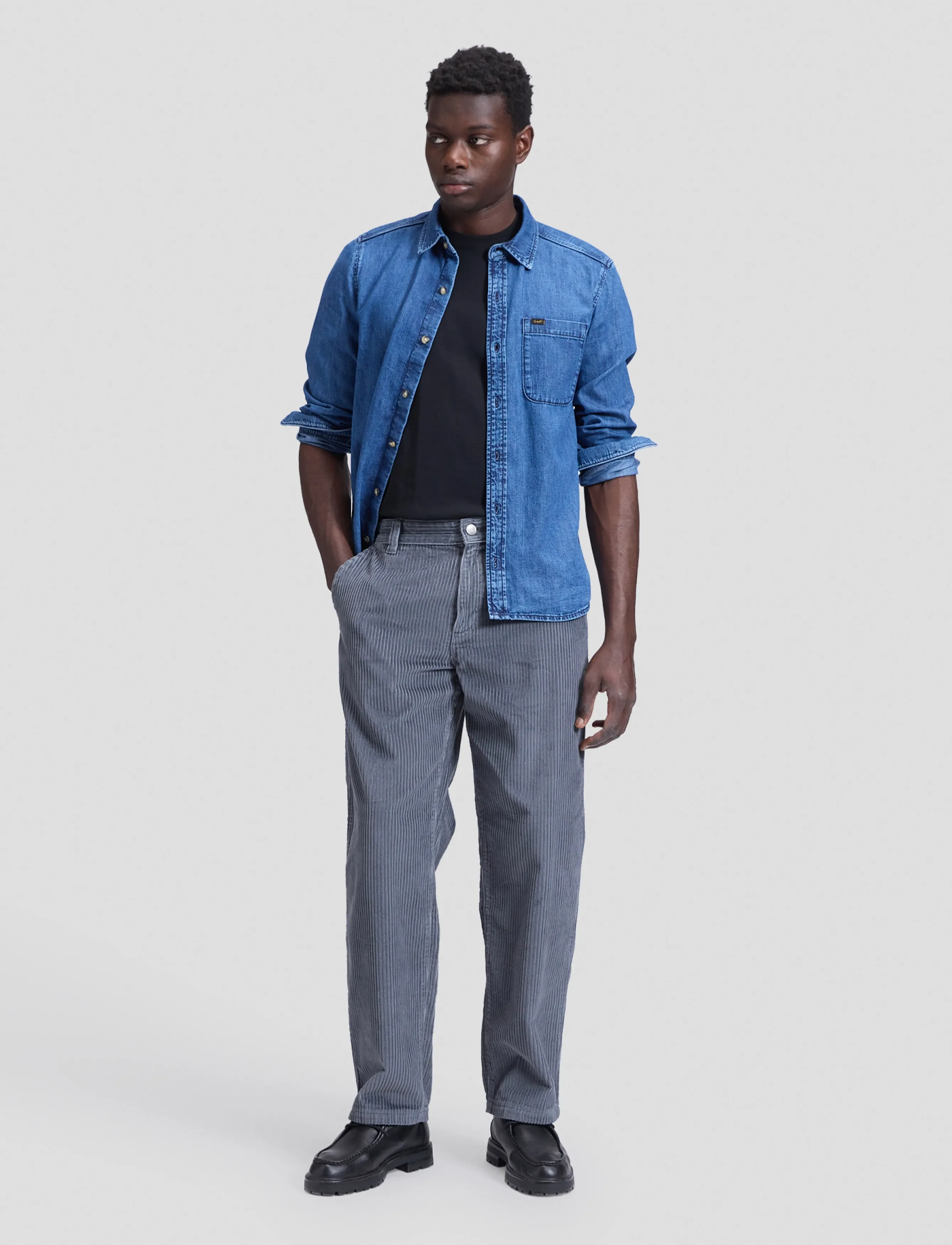 Lee Jeans - LOOSE WORKWEAR CHINO - chinos - turbulence - 2