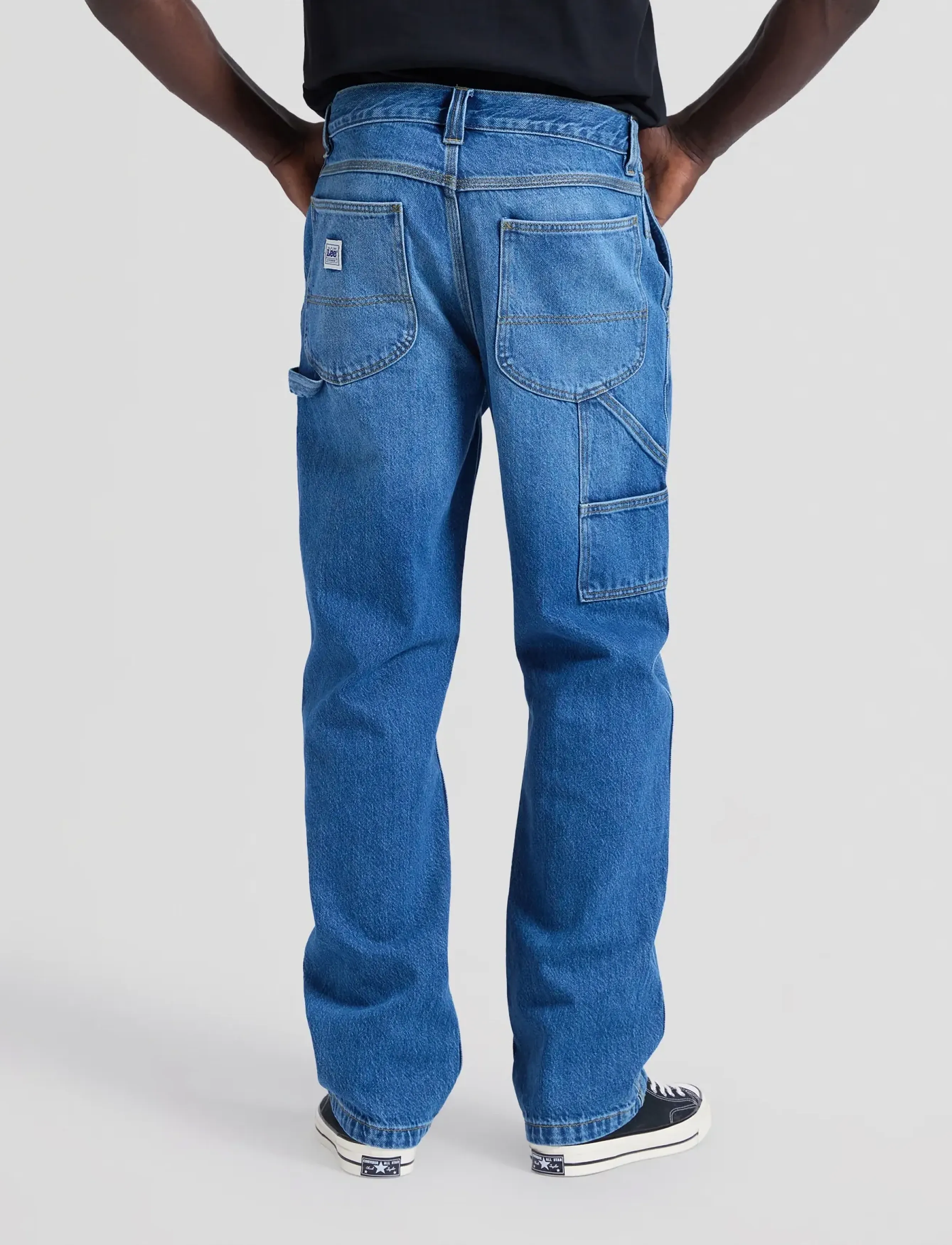 Lee Jeans - WORKWEAR CARPENTER - weite jeans - northern sky - 4