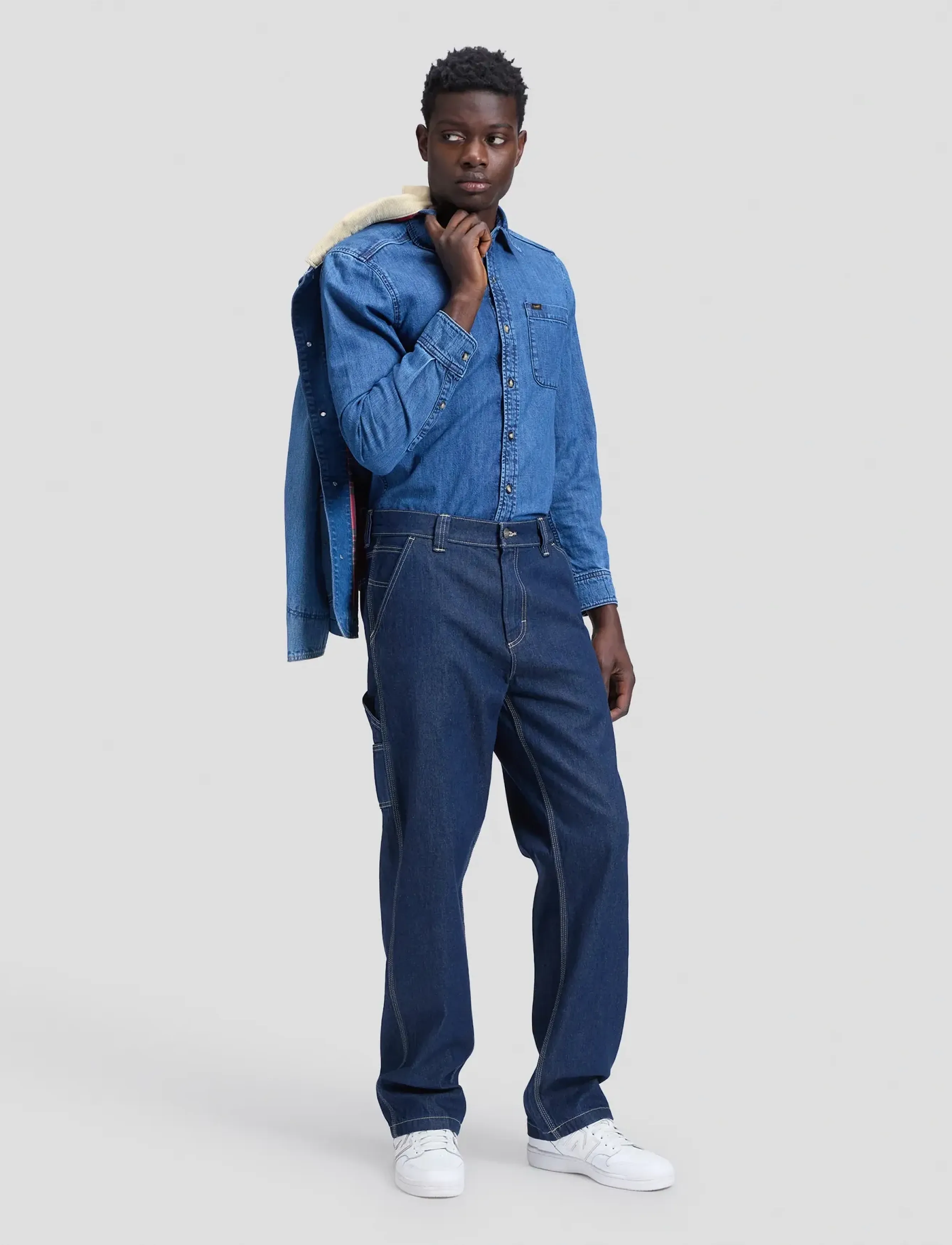 Lee Jeans - WORKWEAR CARPENTER - loose jeans - rinse - 2
