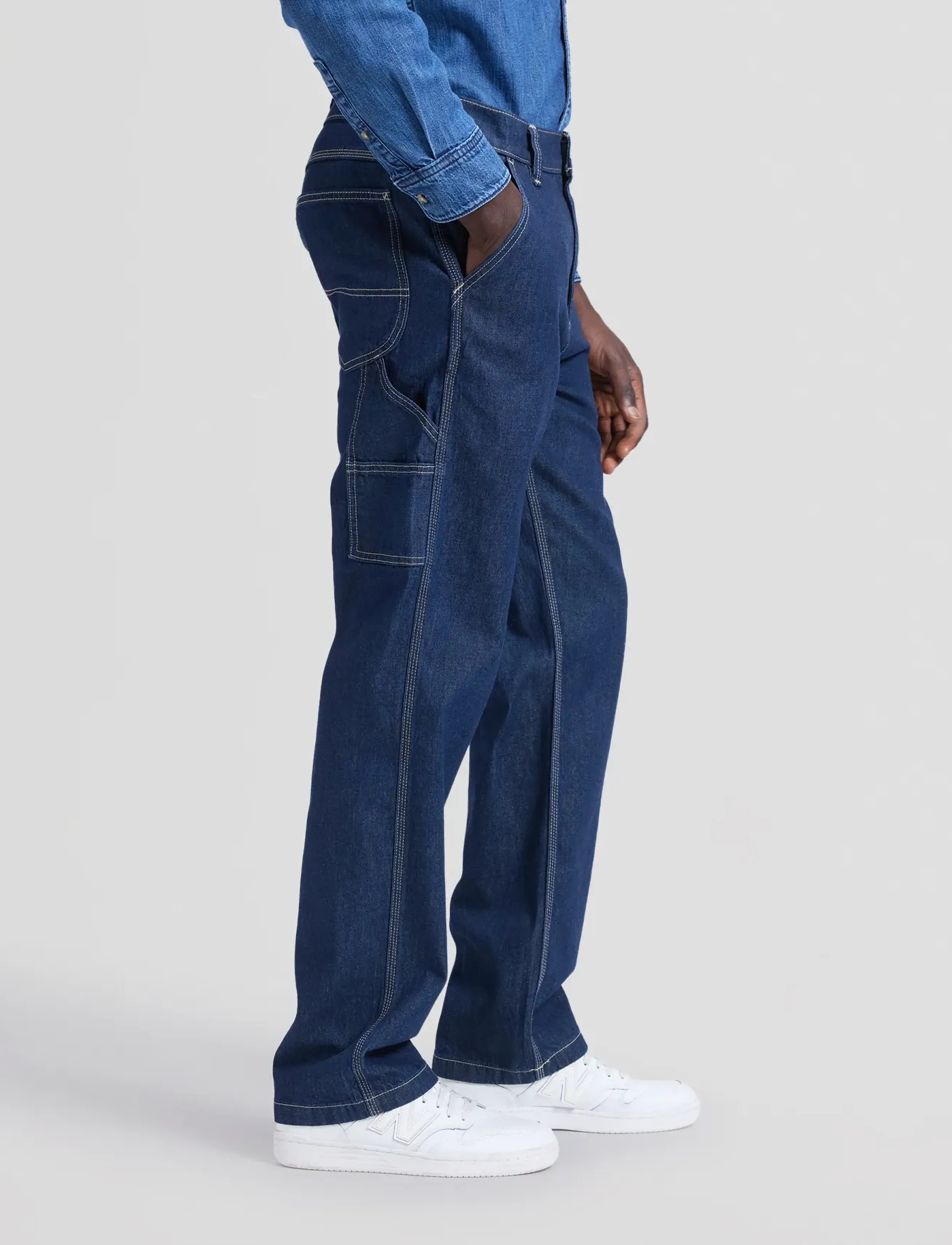 Lee Jeans - WORKWEAR CARPENTER - loose jeans - rinse - 4