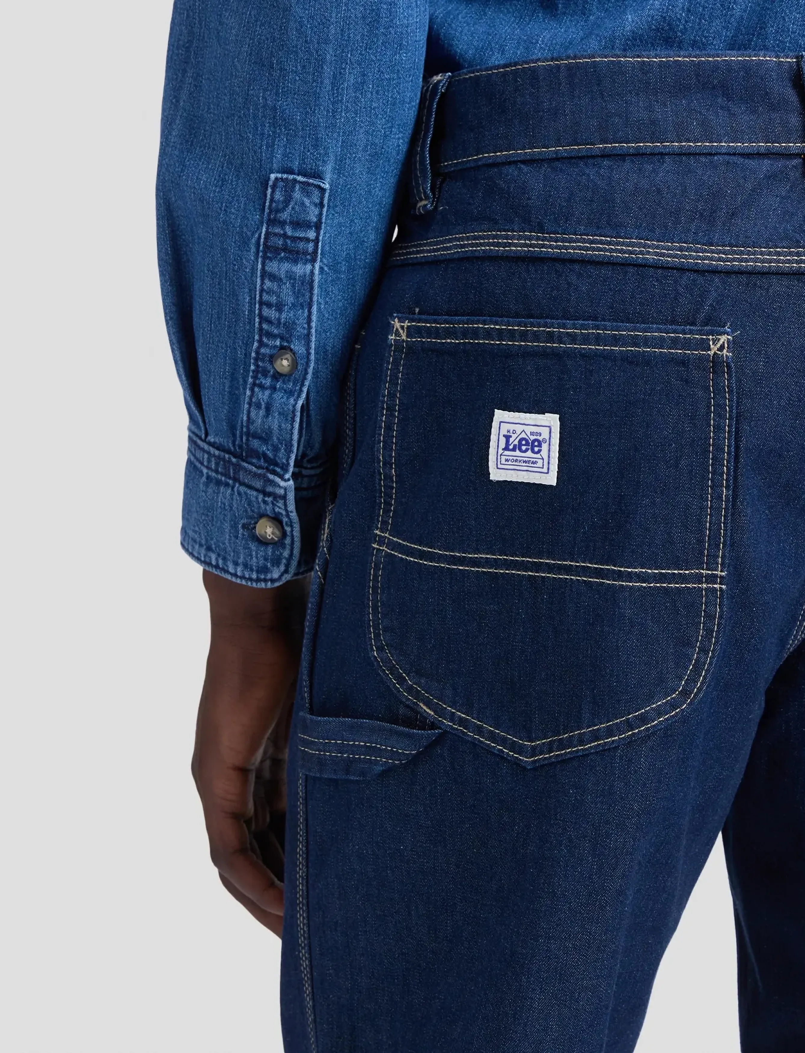 Lee Jeans - WORKWEAR CARPENTER - loose jeans - rinse - 5