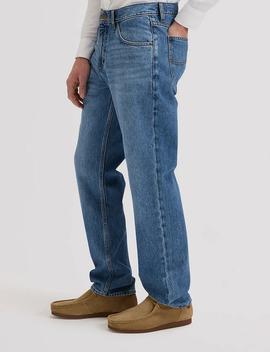 Lee Jeans - HADEN - alt laienevad teksad - dark funk - 4