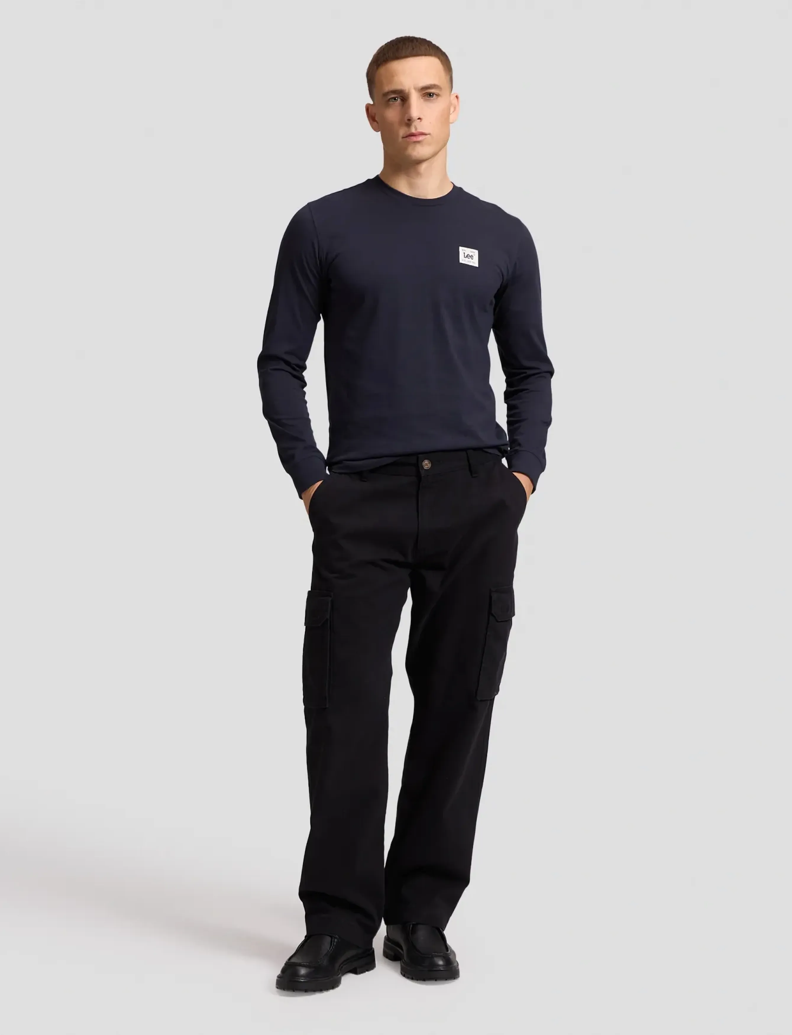 Lee Jeans - CLUB CARGO - efterårstøj - black - 2