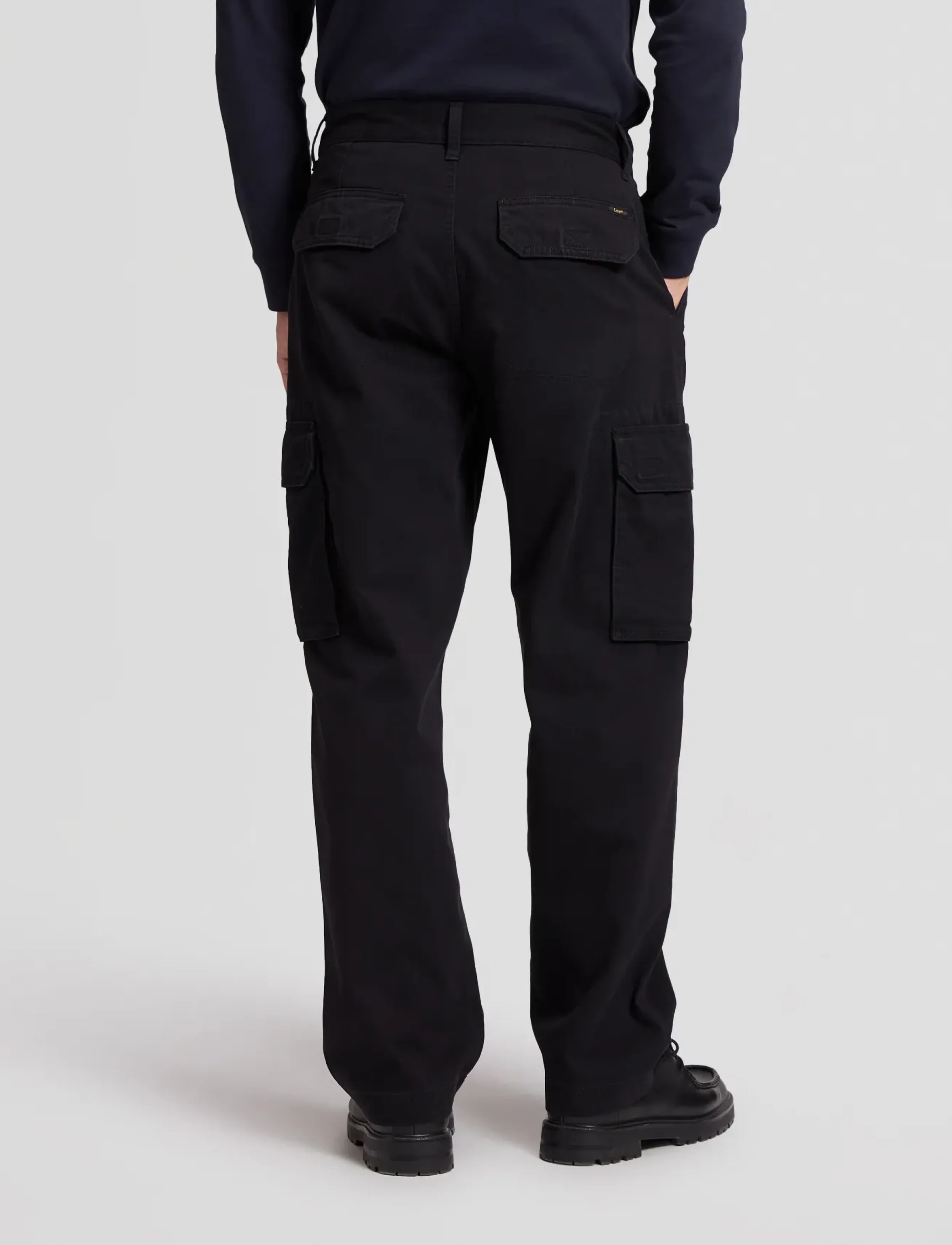 Lee Jeans - CLUB CARGO - efterårstøj - black - 3
