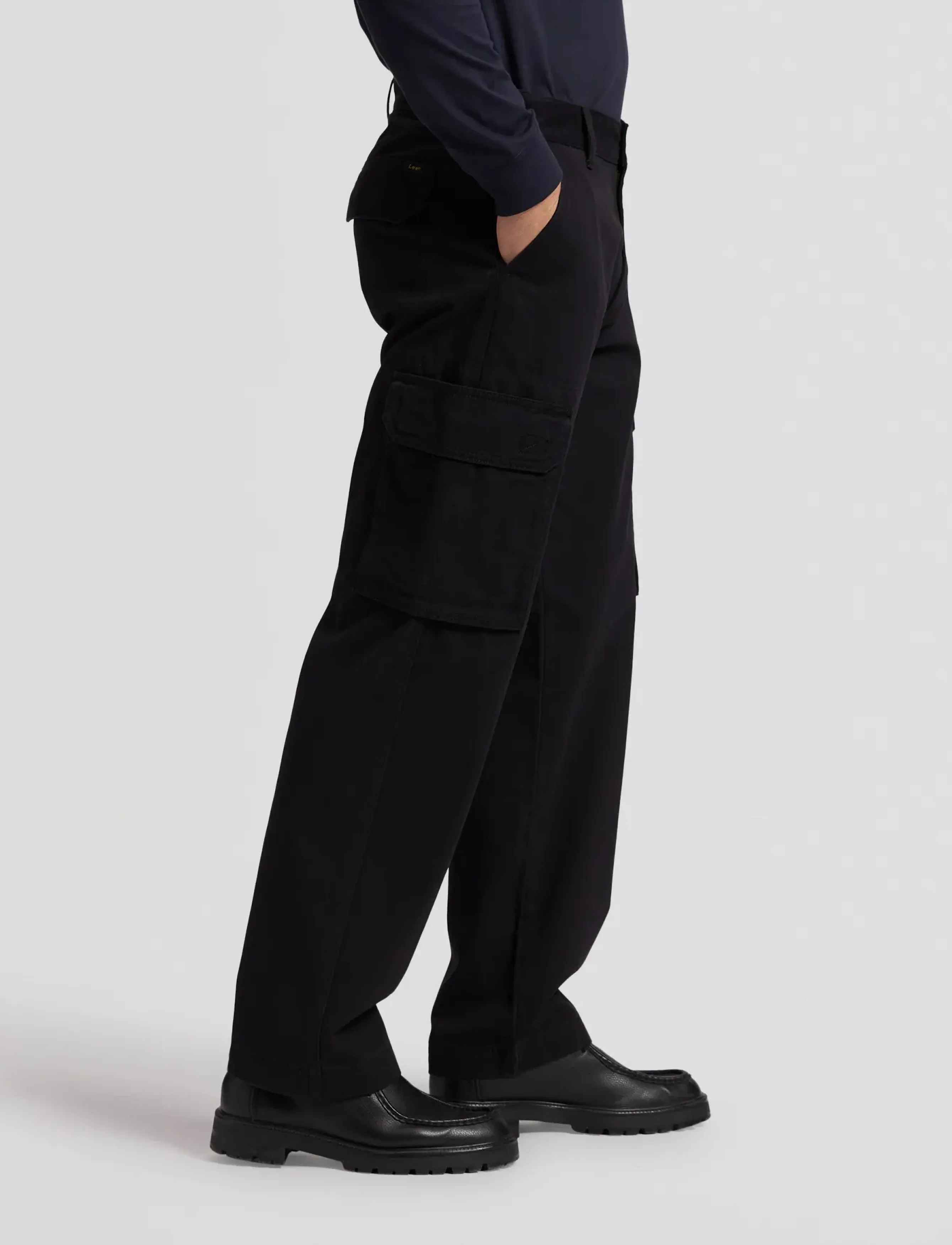 Lee Jeans - CLUB CARGO - efterårstøj - black - 4
