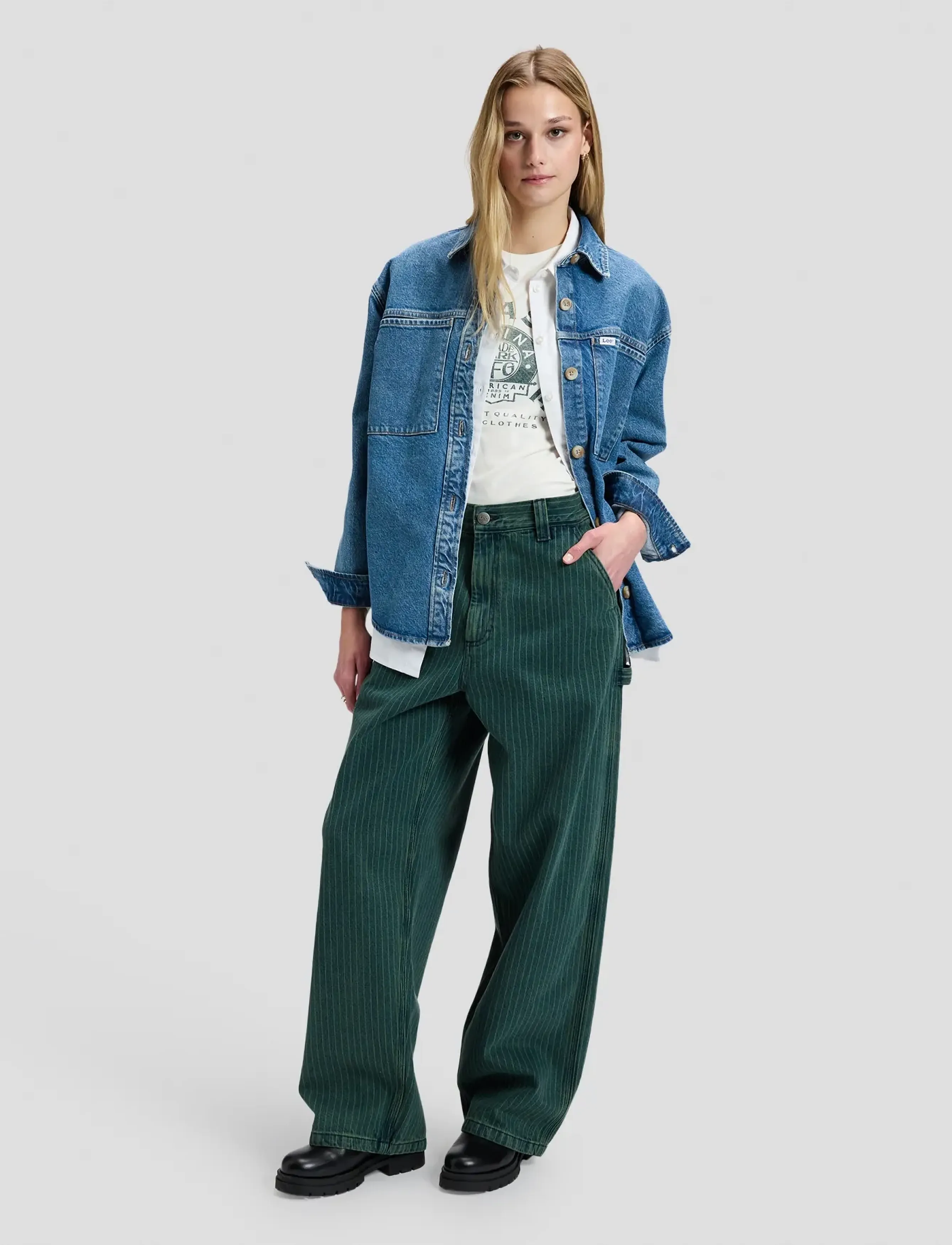 Lee Jeans Workwear Carpenter Baggy jumpsuits & hängselbyxor herr – bild 6