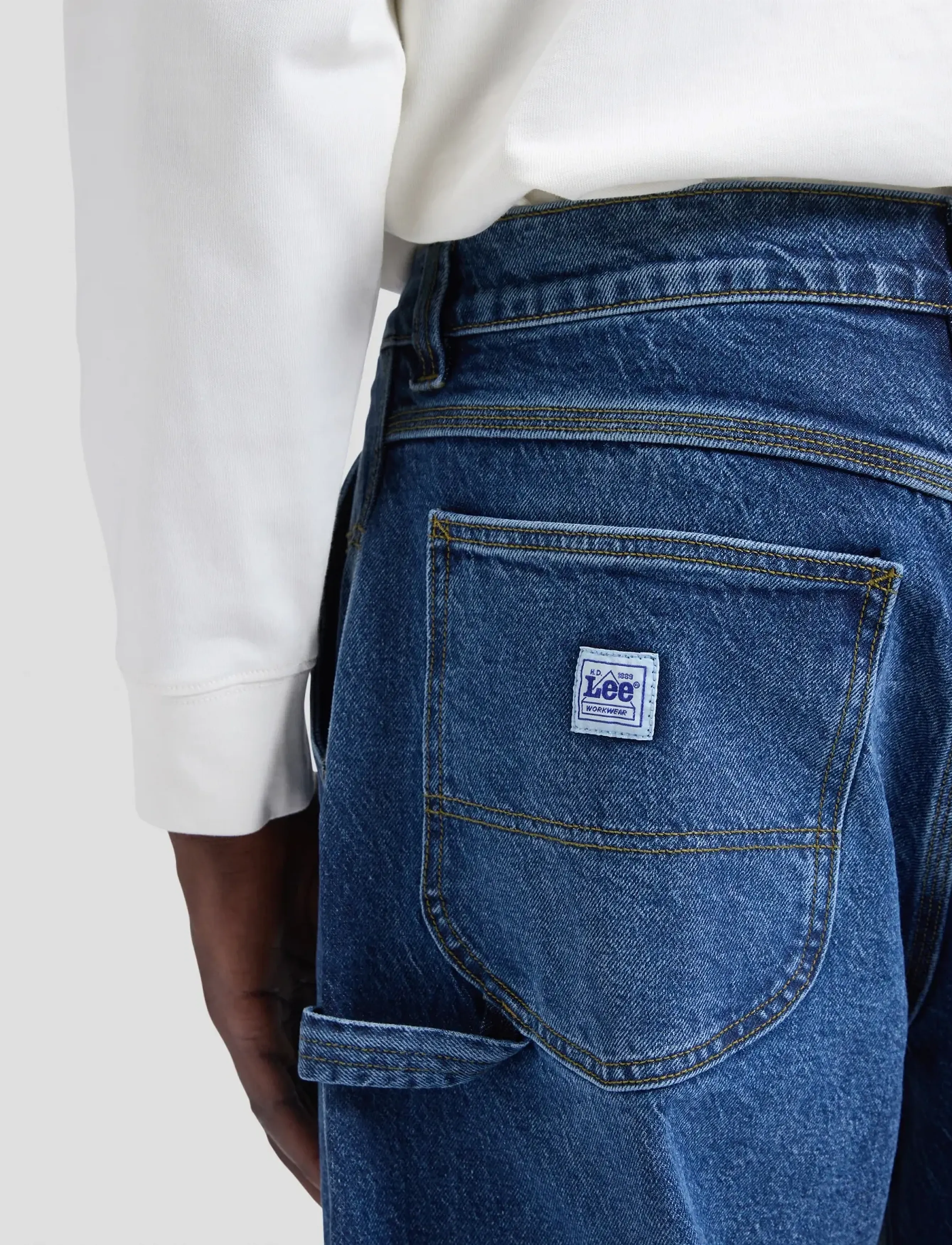 Lee Jeans Workwear Carpenter Baggy jumpsuits & hängselbyxor herr – bild 5