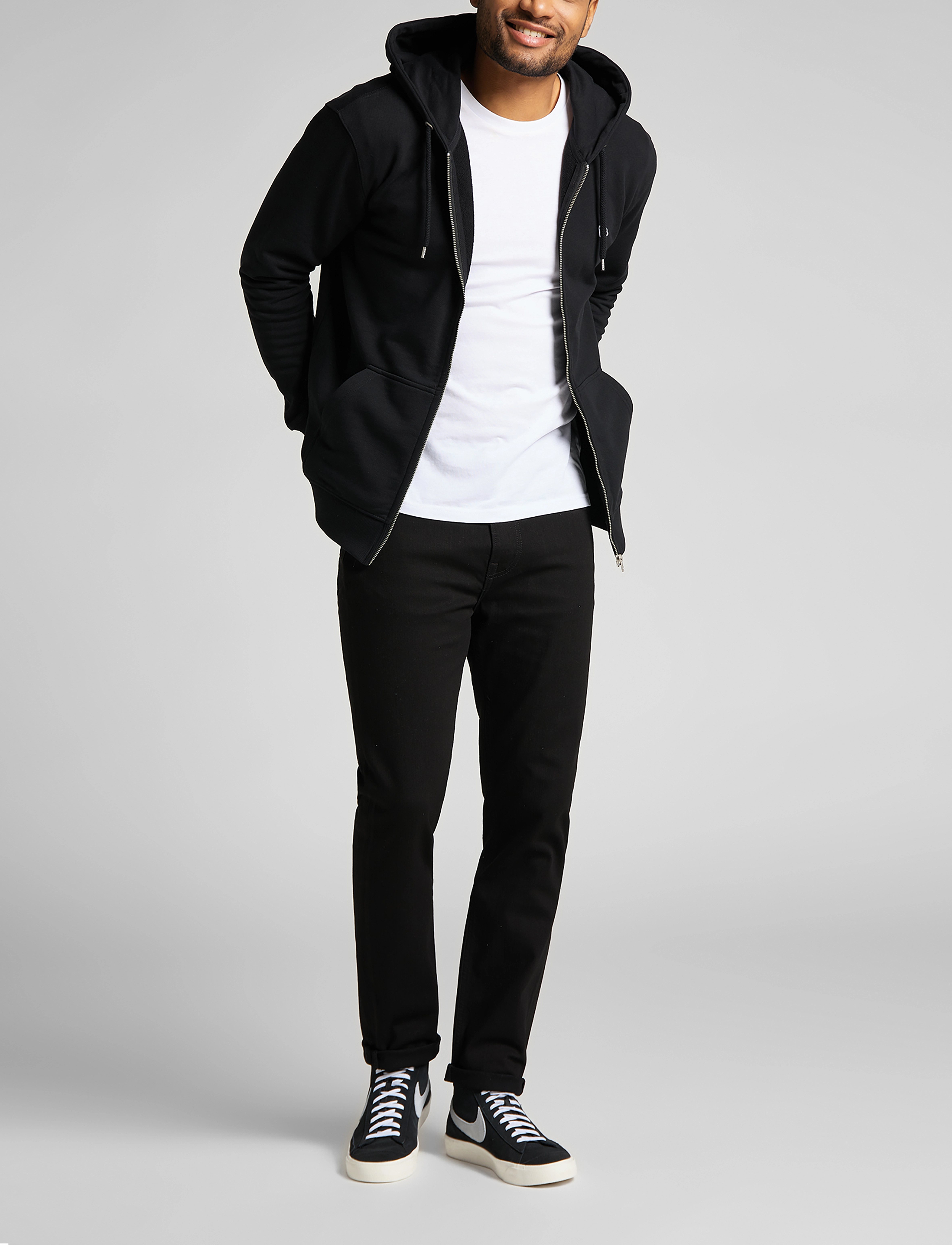 Lee Jeans - BASIC ZIP THROUGH HO - black - 4