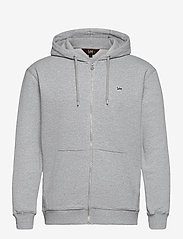 Lee Jeans - BASIC ZIP THROUGH HO - hoodies - grey mele - 0