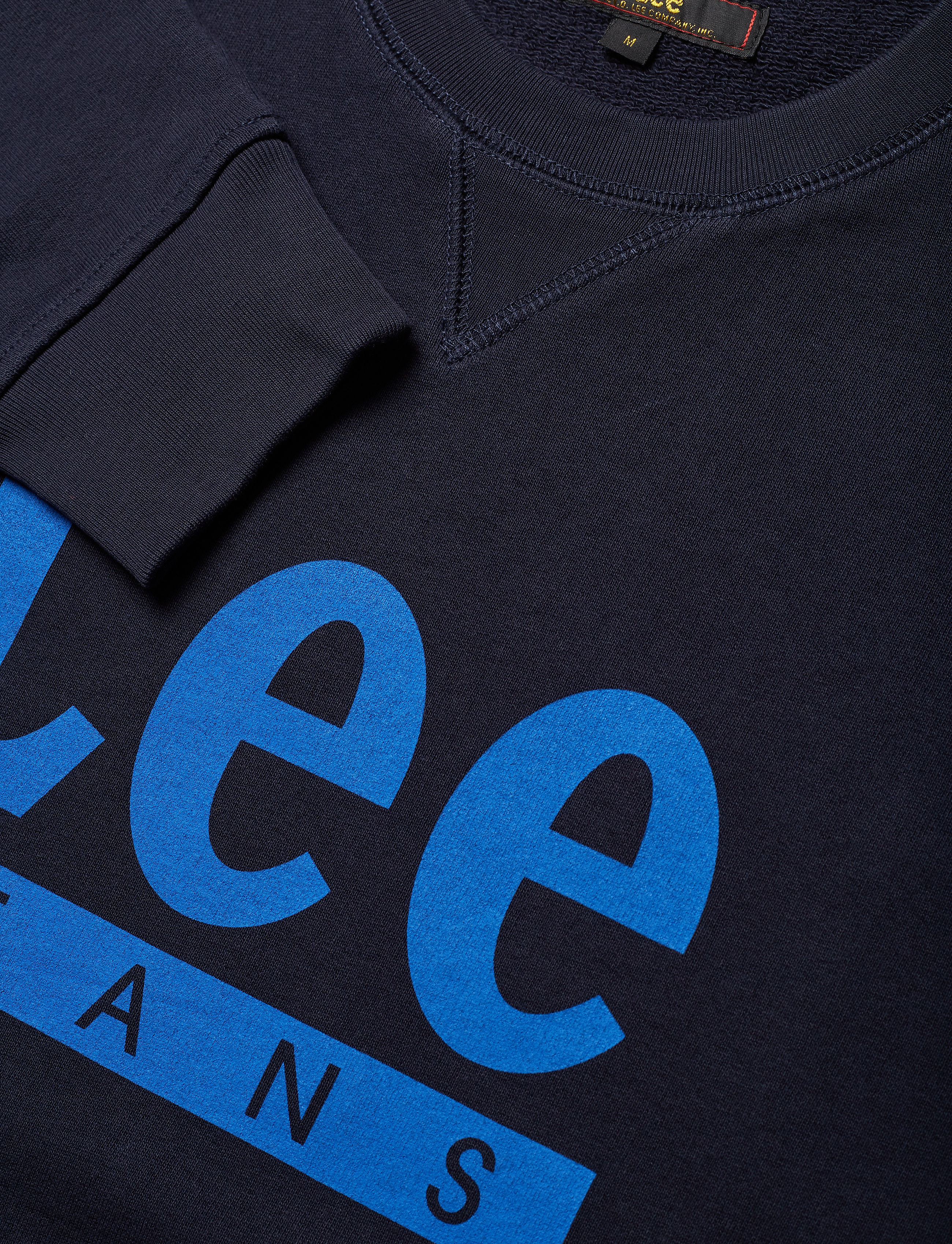 Lee Jeans - BASIC GRAPHIC CREW - sky captain - 2