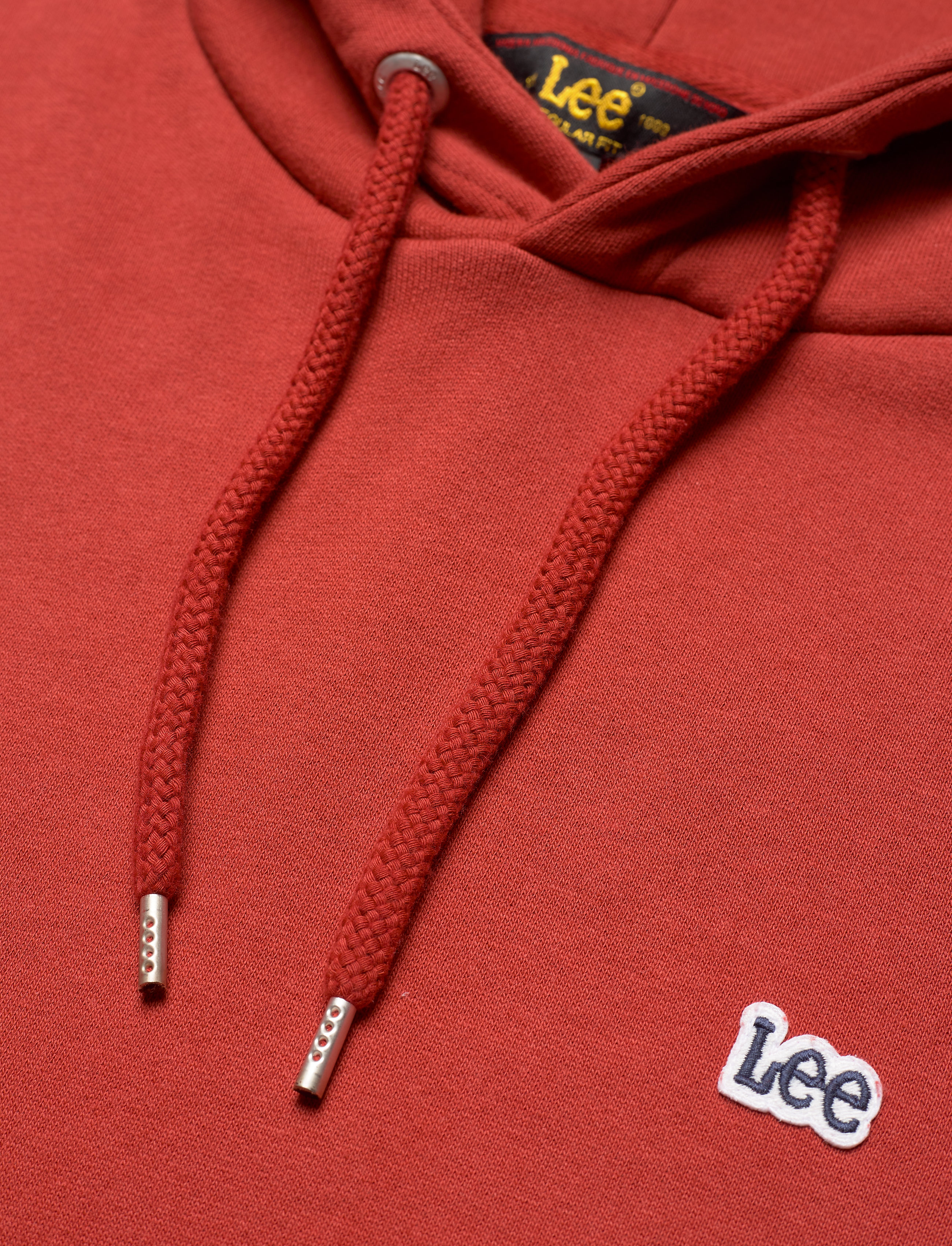 Lee Jeans - PLAIN HOODIE - red ochre - 2
