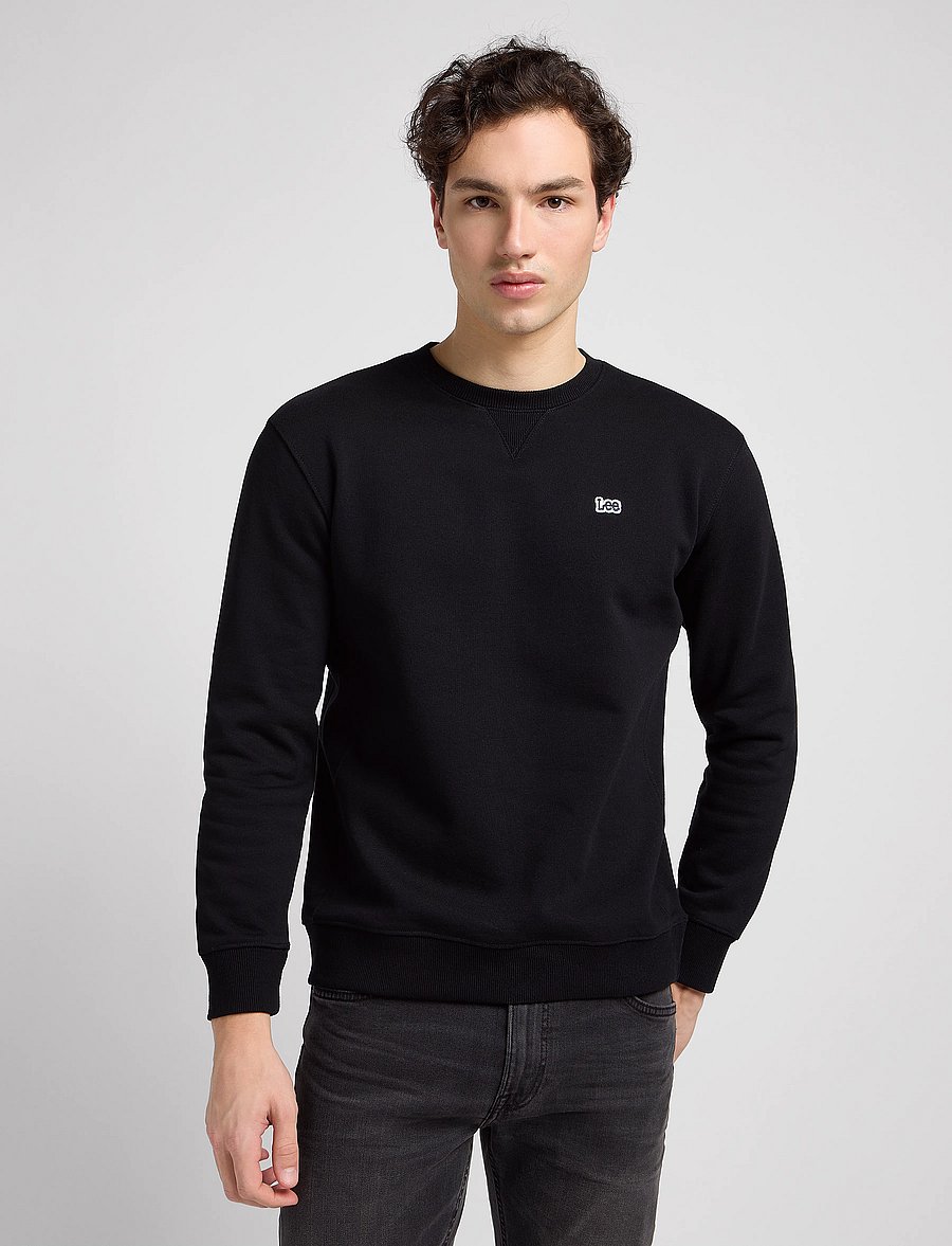 Lee Jeans - PLAIN CREW SWS - urlaubsfavoriten - black - 0
