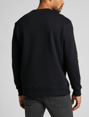 Lee Jeans - PLAIN CREW SWS - sportiska stila džemperi - black - 3