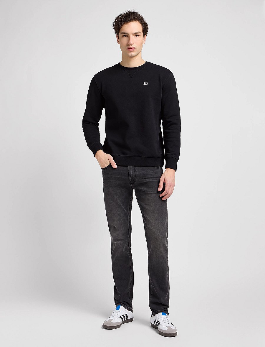 Lee Jeans - PLAIN CREW SWS - urlaubsfavoriten - black - 4