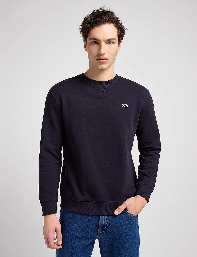 Lee Jeans - PLAIN CREW SWS - sweatshirts - midnight navy - 0