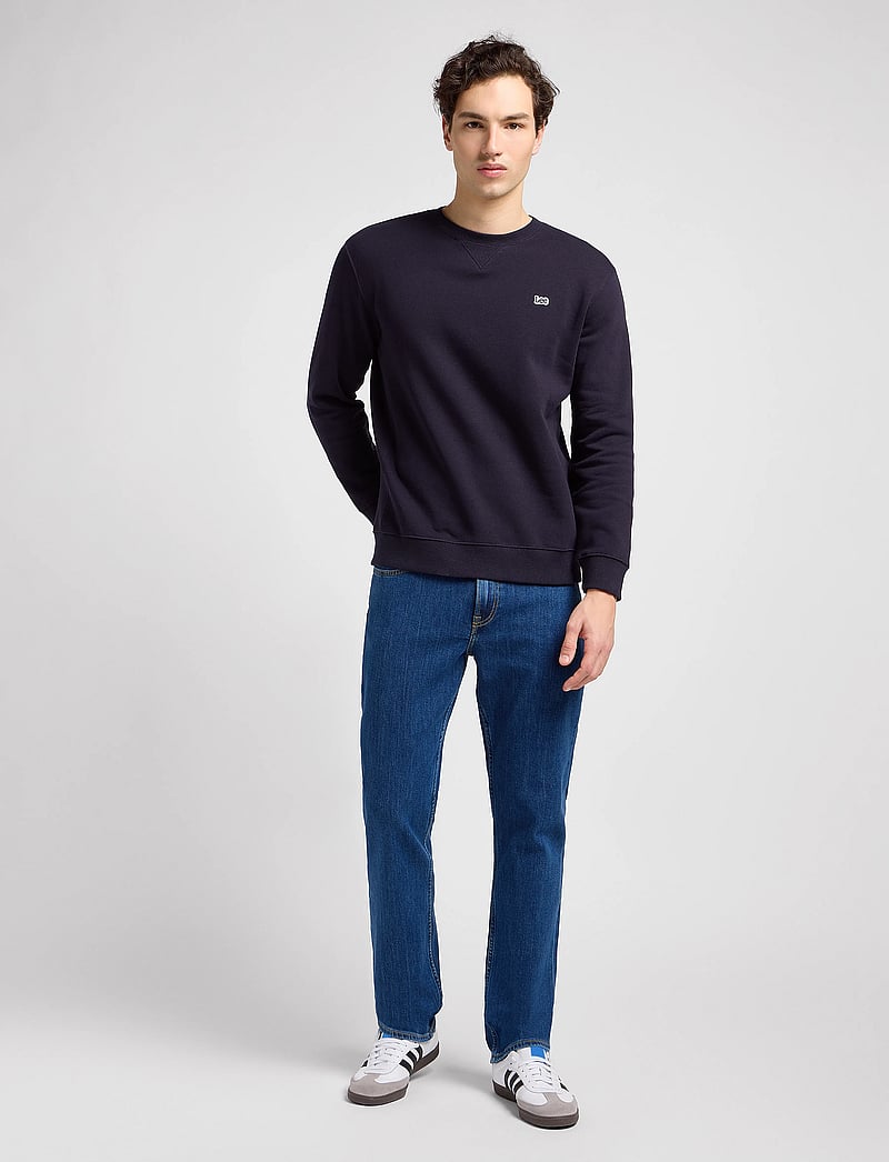 Lee Jeans - PLAIN CREW SWS - sweatshirts - midnight navy - 4