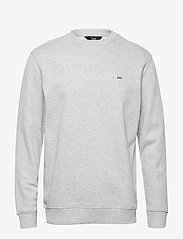 Lee Jeans - PLAIN CREW SWS - sweatshirts - grey mele - 1