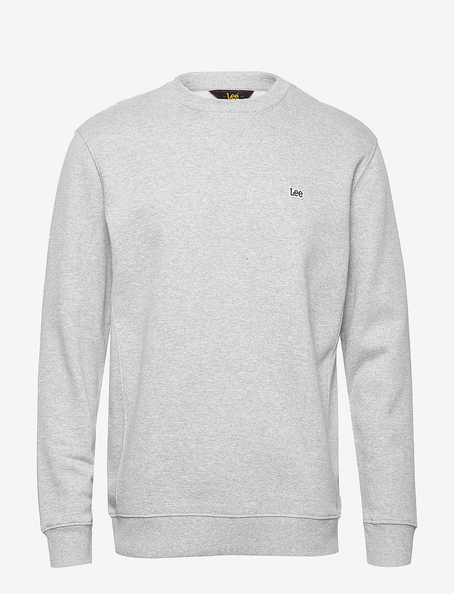 Lee Jeans - PLAIN CREW SWS - urlaubsfavoriten - grey mele - 1