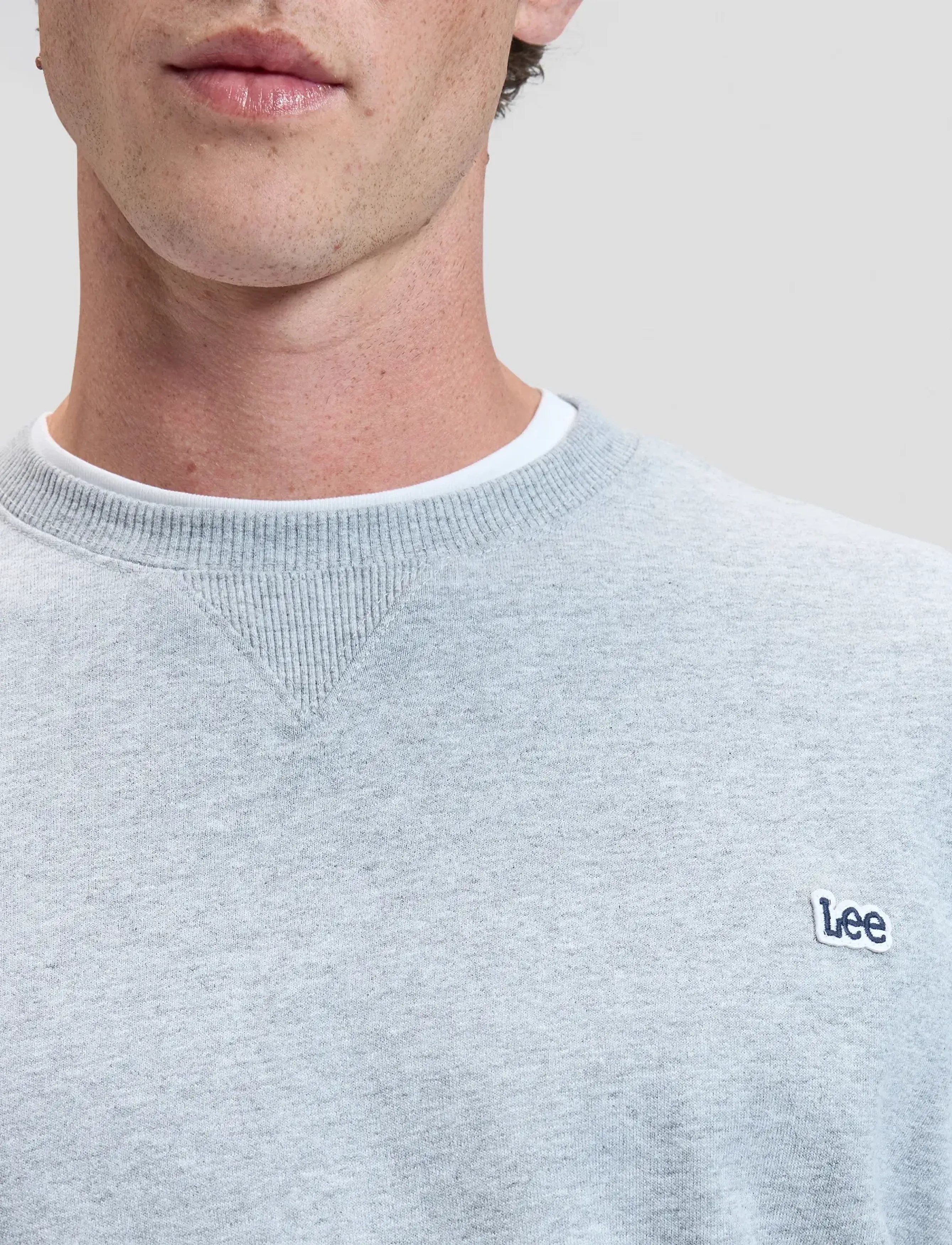 Lee Jeans Plain Crew Sws sweatshirts herr – bild 5