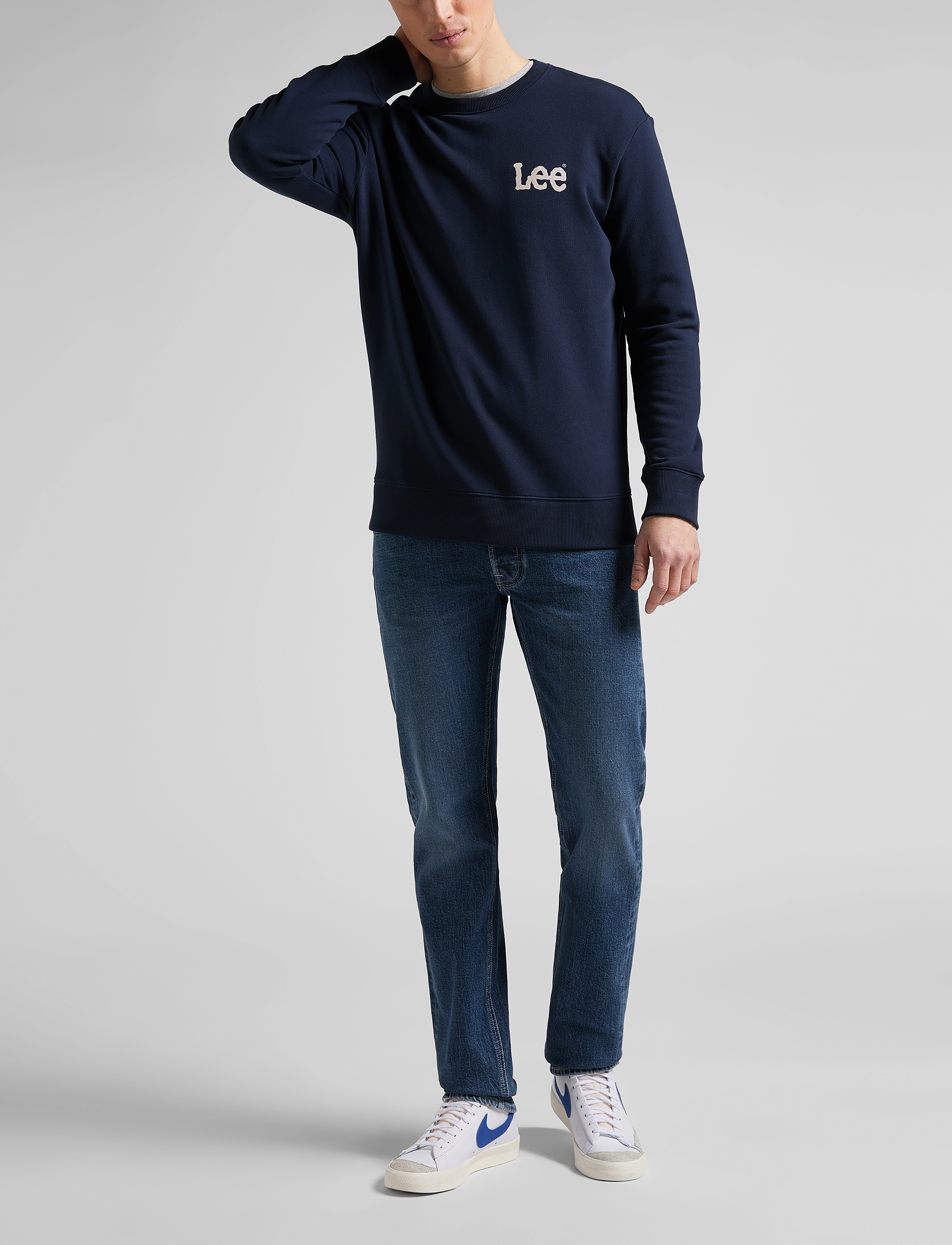 Lee Jeans - WOBBLY LEE SWS - navy - 4