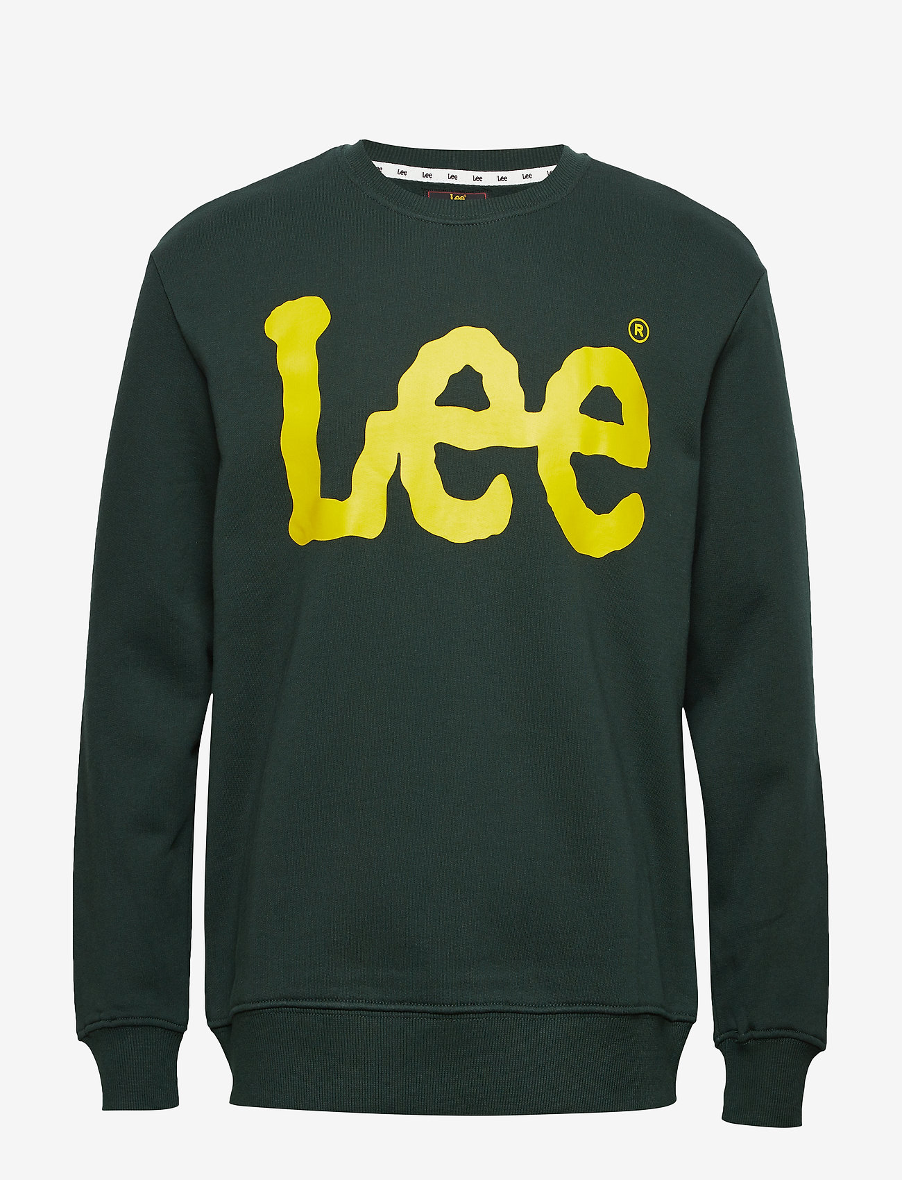 Lee Jeans - LEE CREWNECK SWS - dk bottle green - 0