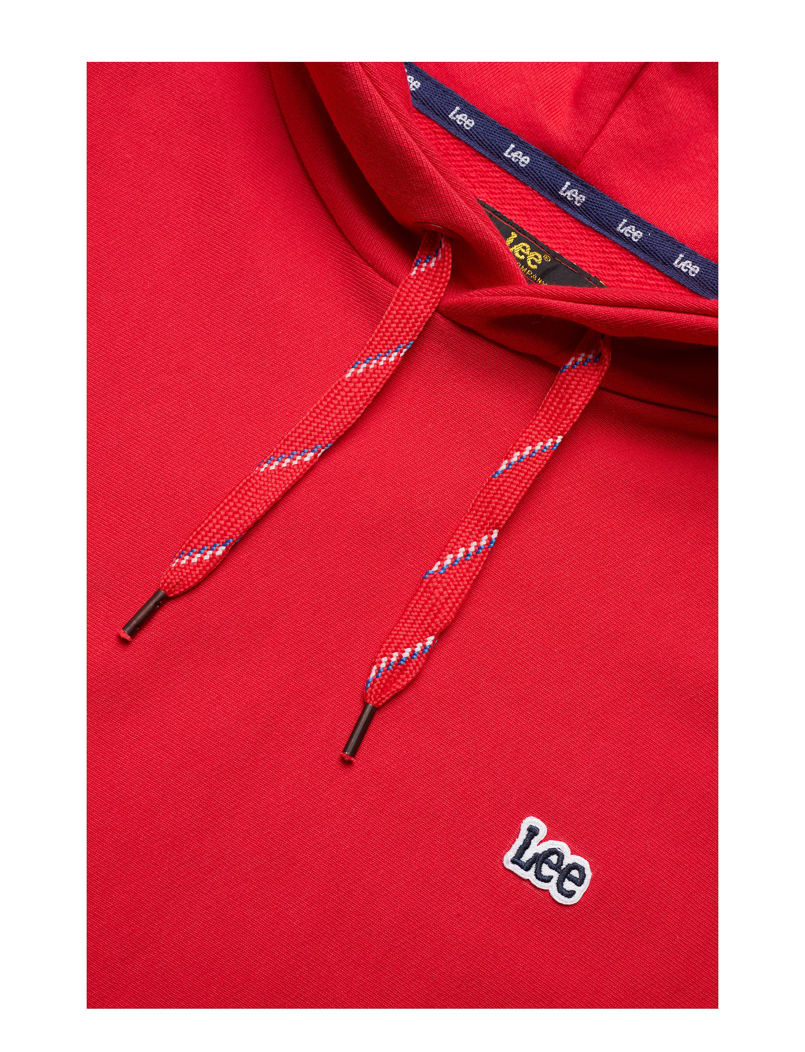Lee Jeans - BASIC HOODIE - bright red - 2