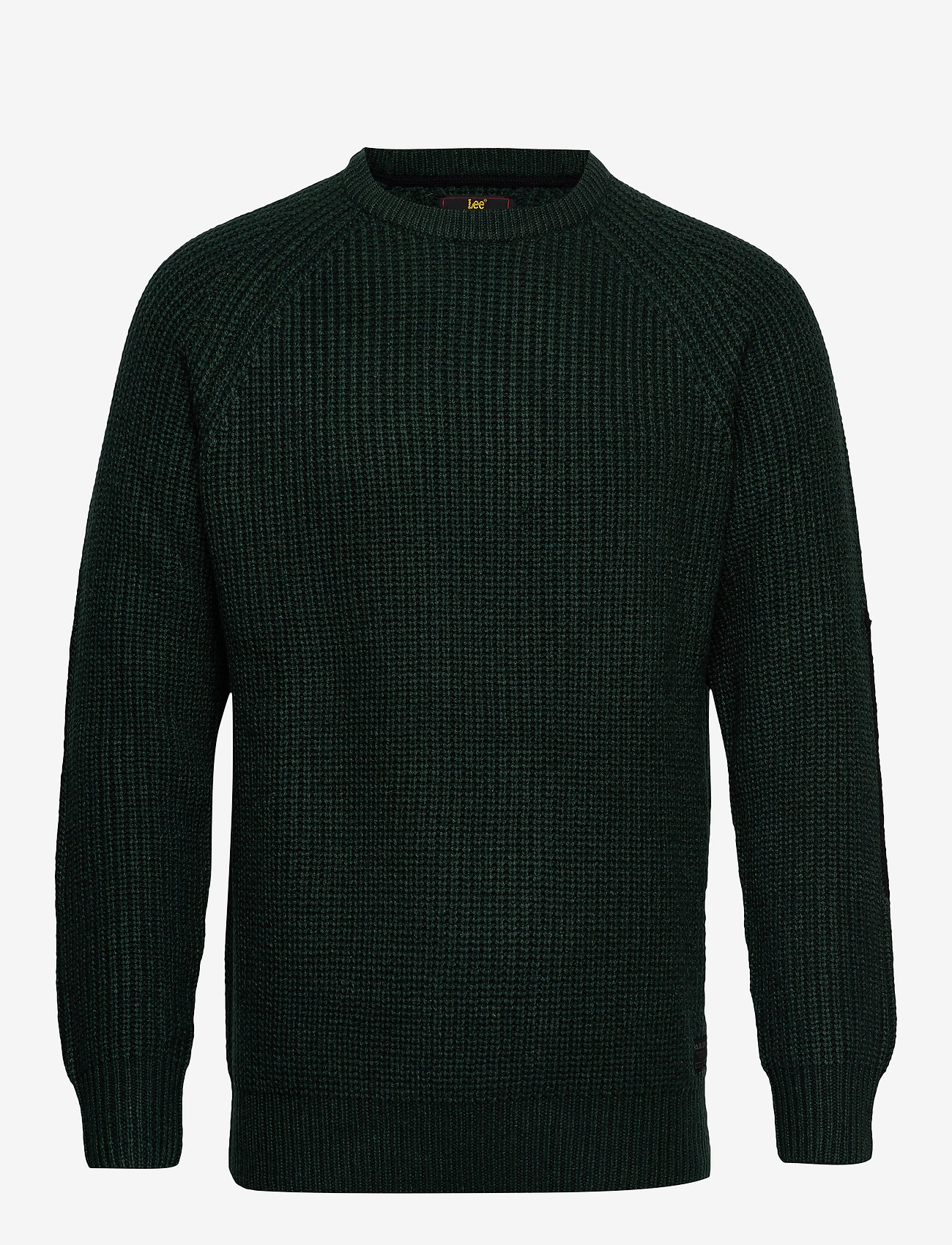 Lee Jeans - CHUNKY CREW NECK - dk bottle green - 0