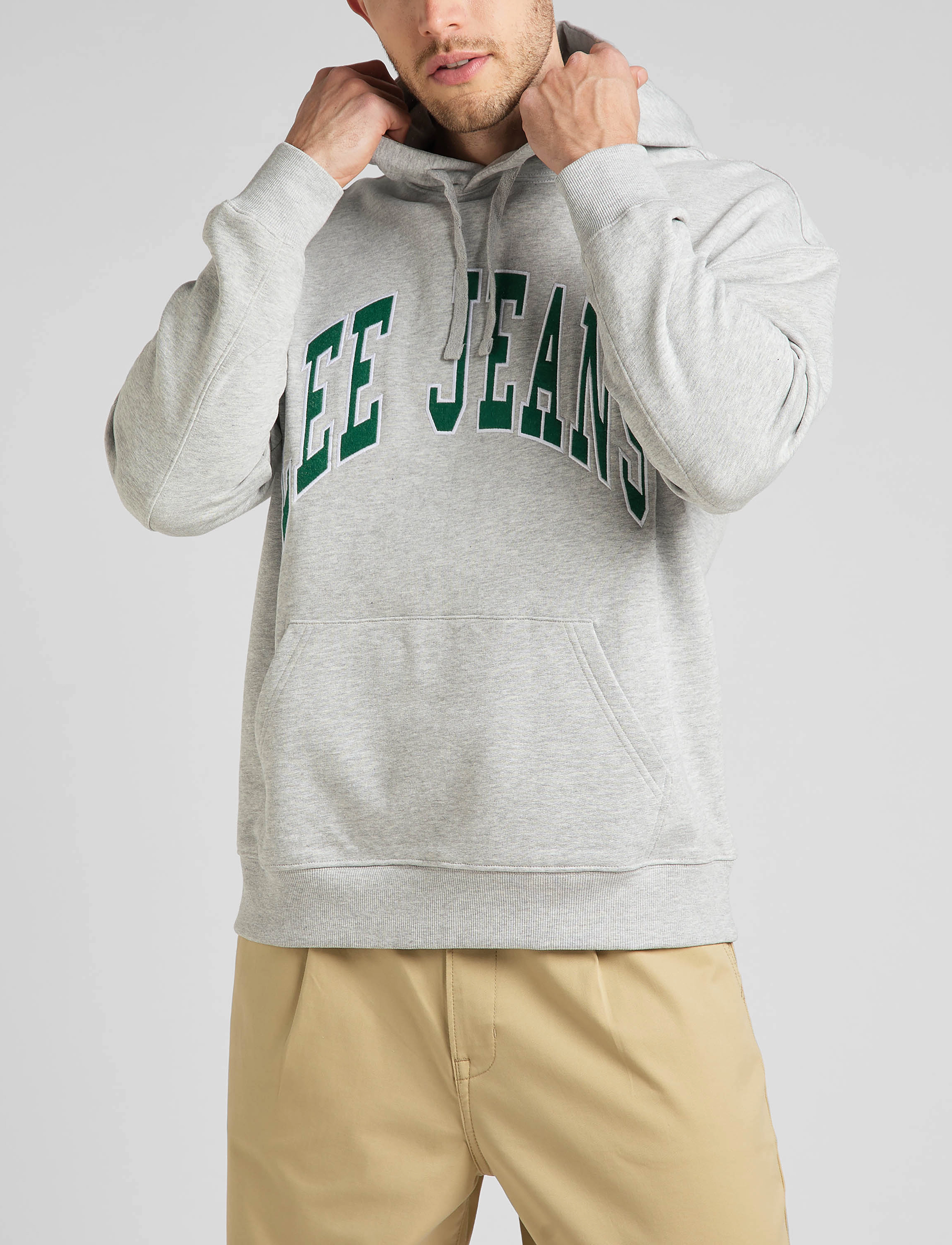 Lee Jeans - HOODIE SEASONAL - grey mele - 2