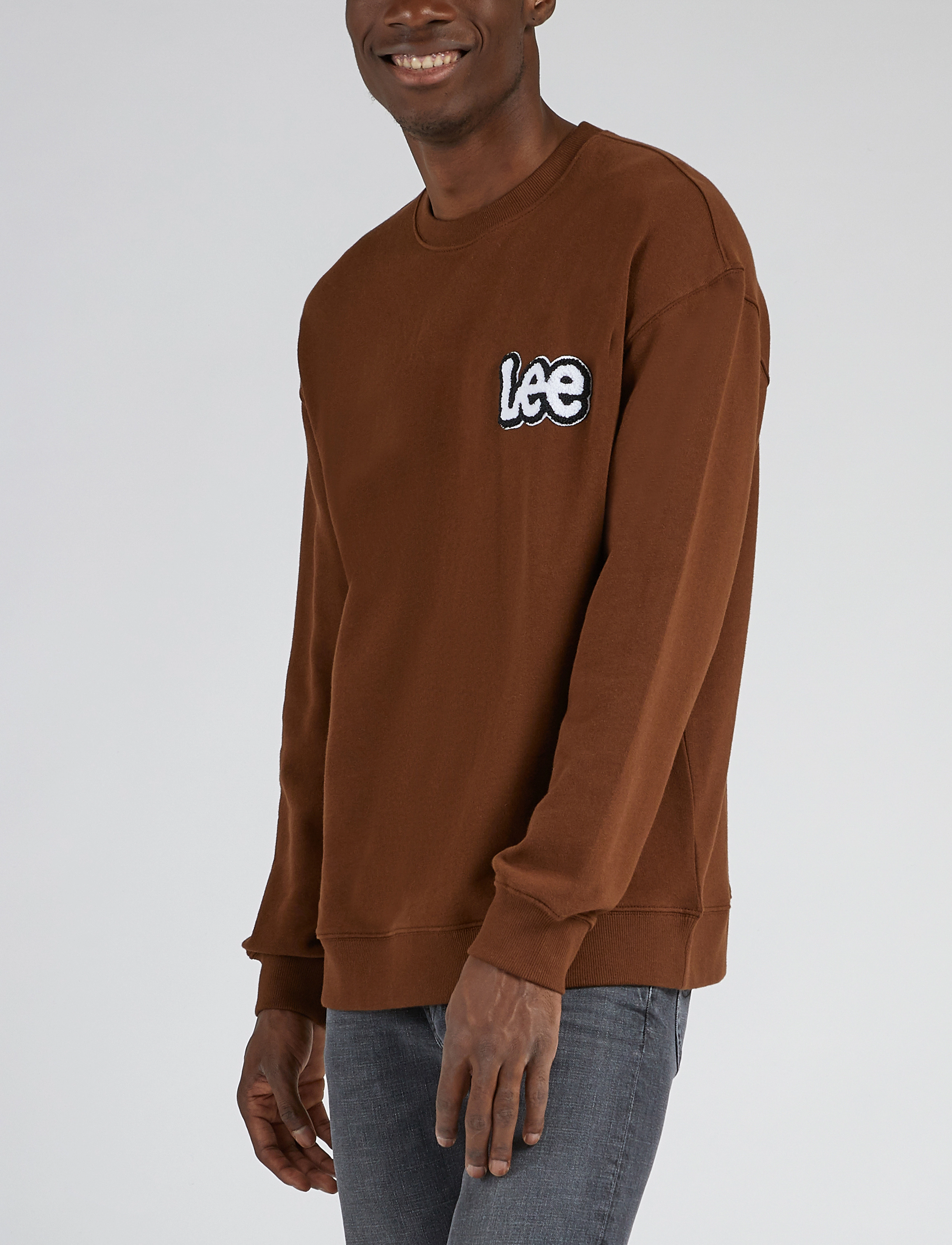 Lee Jeans - LOOSE CREW SWS - light umber - 2