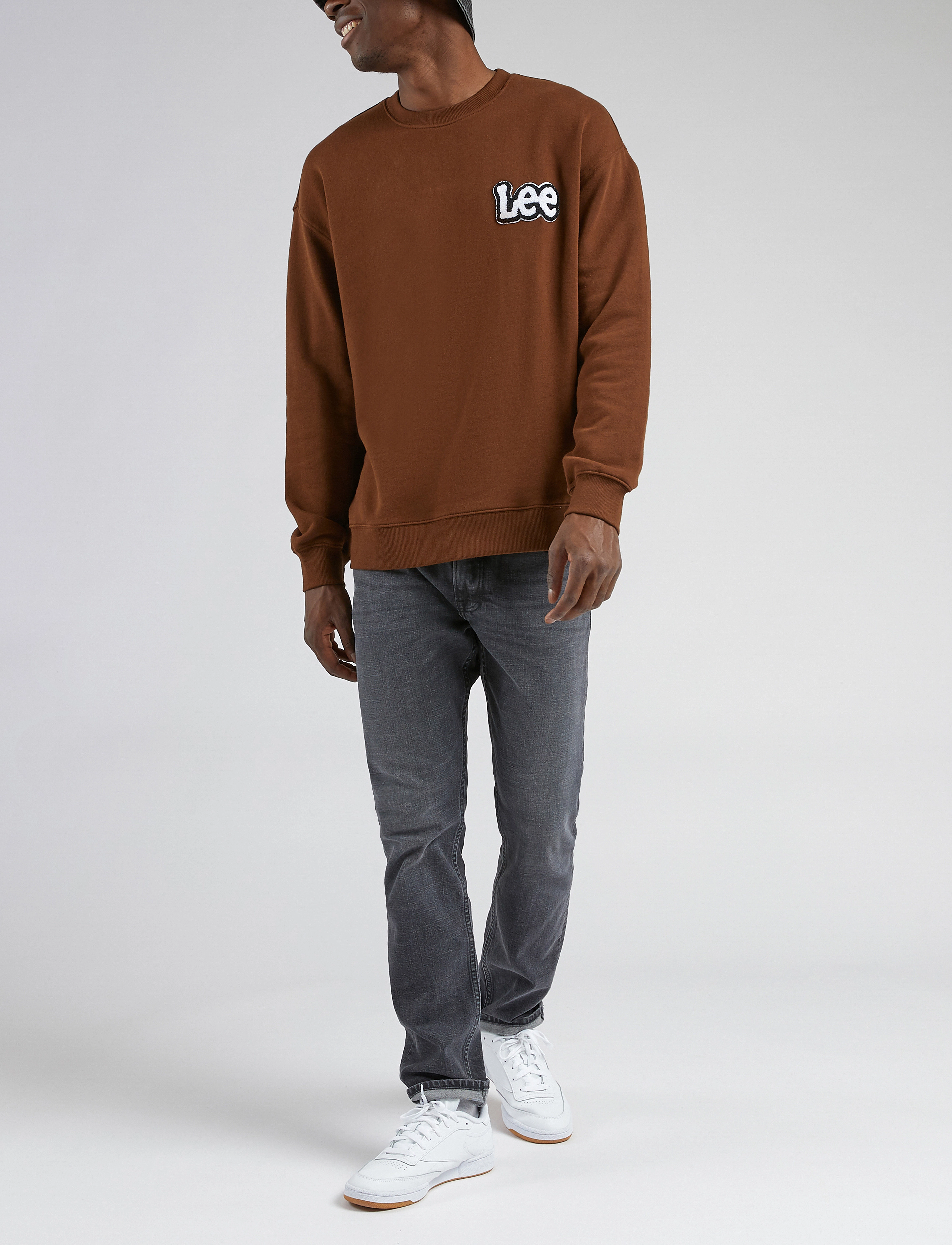 Lee Jeans - LOOSE CREW SWS - light umber - 4