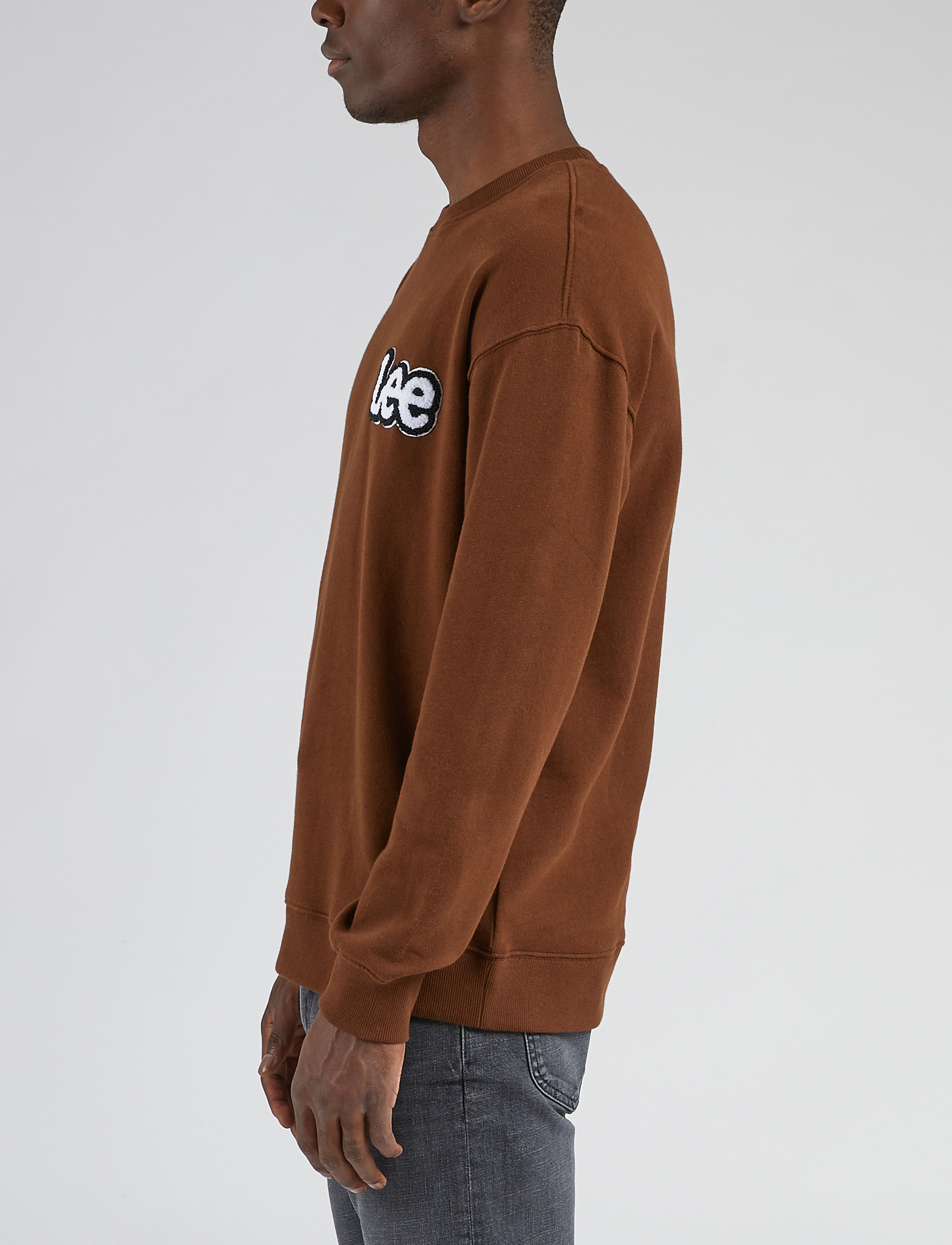 Lee Jeans - LOOSE CREW SWS - light umber - 5