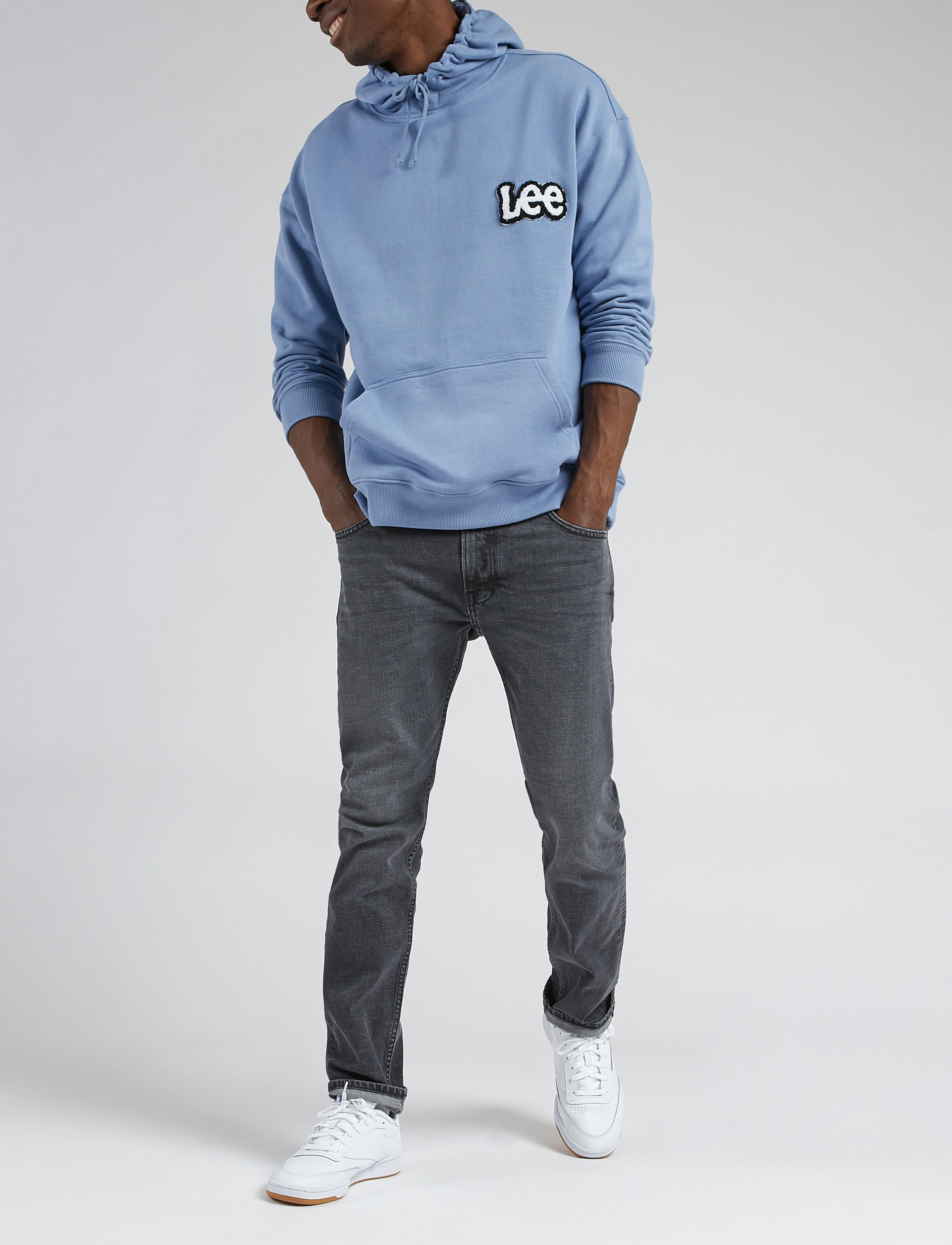Lee Jeans - LOOSE HOODIE - dreamy blue - 4