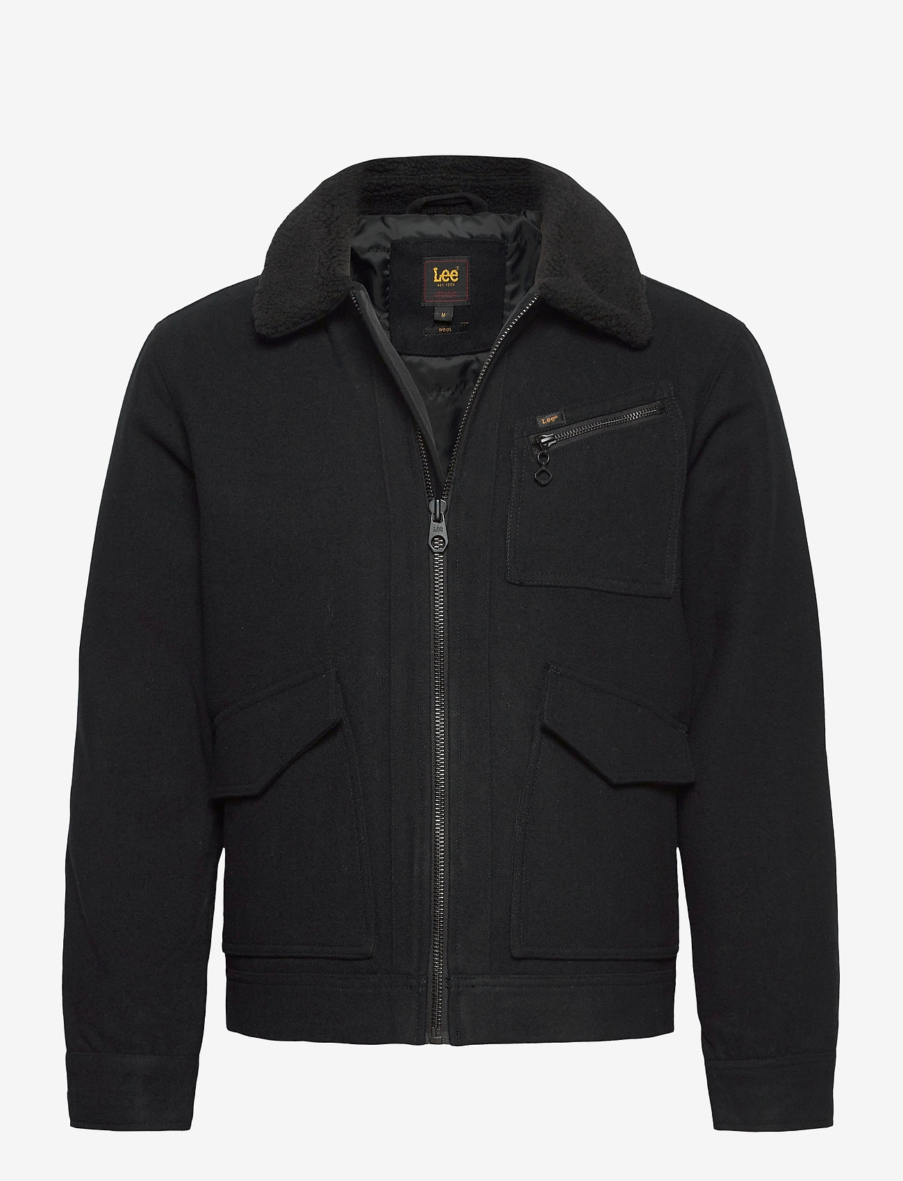 Lee Jeans - 191J WOOL JACKET - black - 0