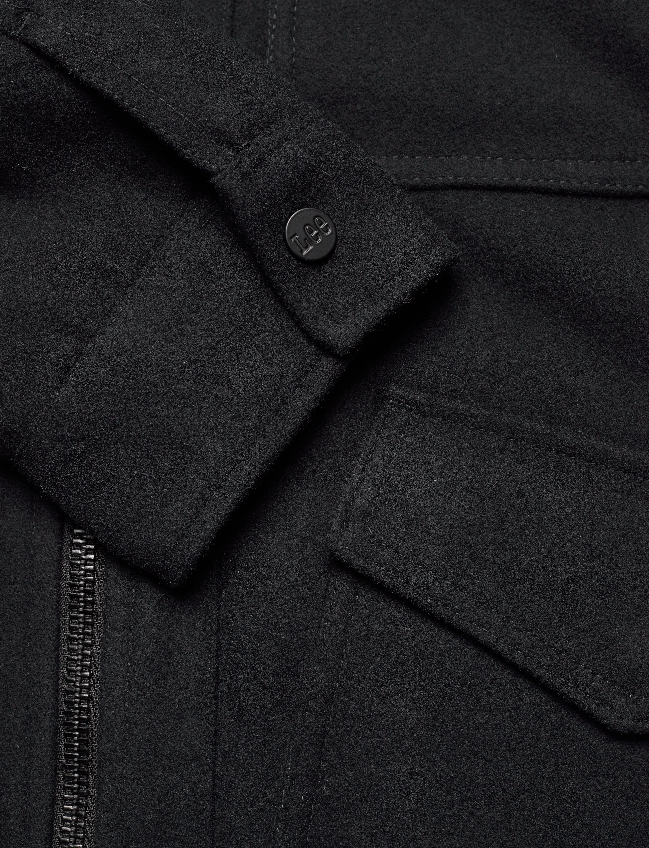 Lee Jeans - 191J WOOL JACKET - black - 3