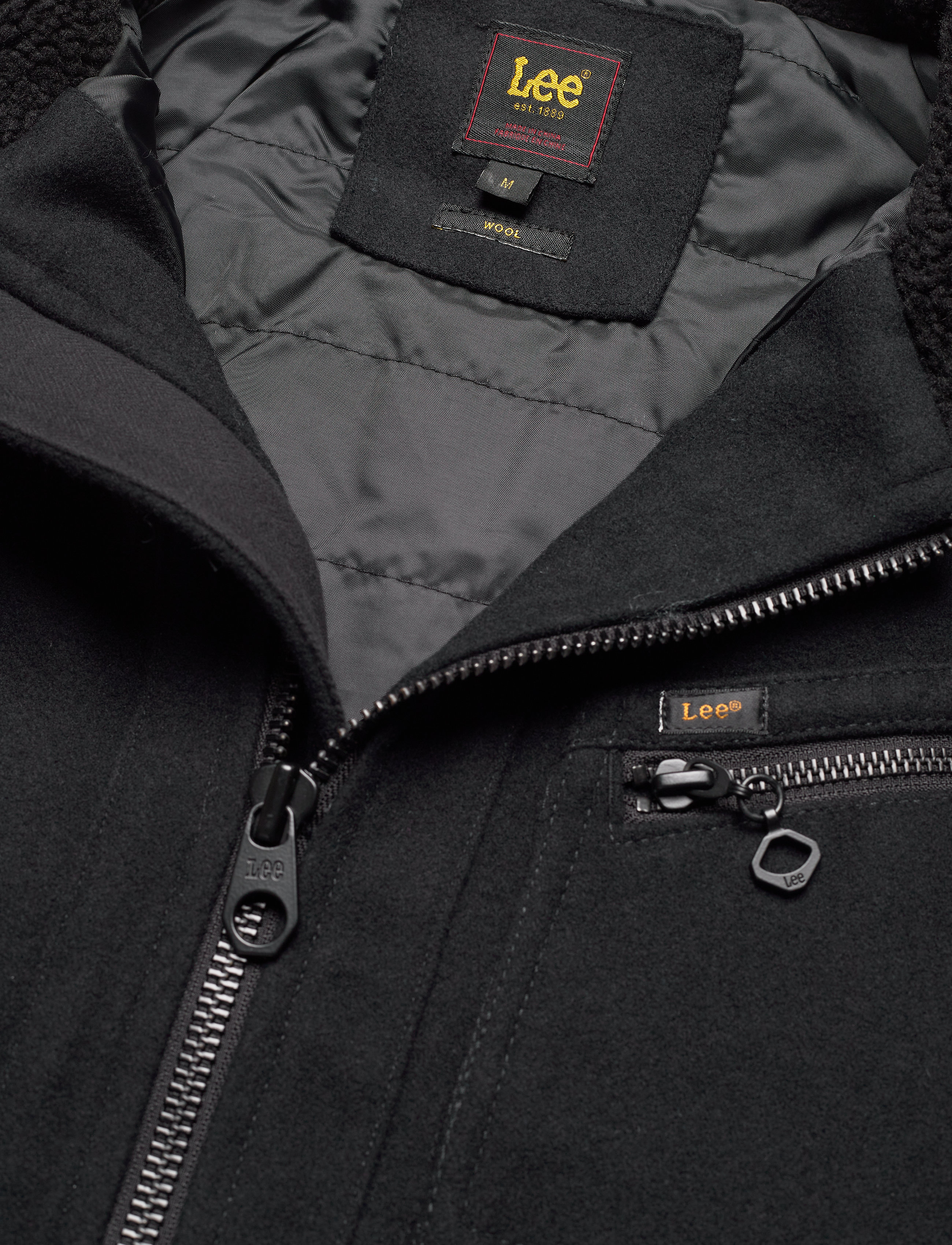 Lee Jeans - 191J WOOL JACKET - black - 2
