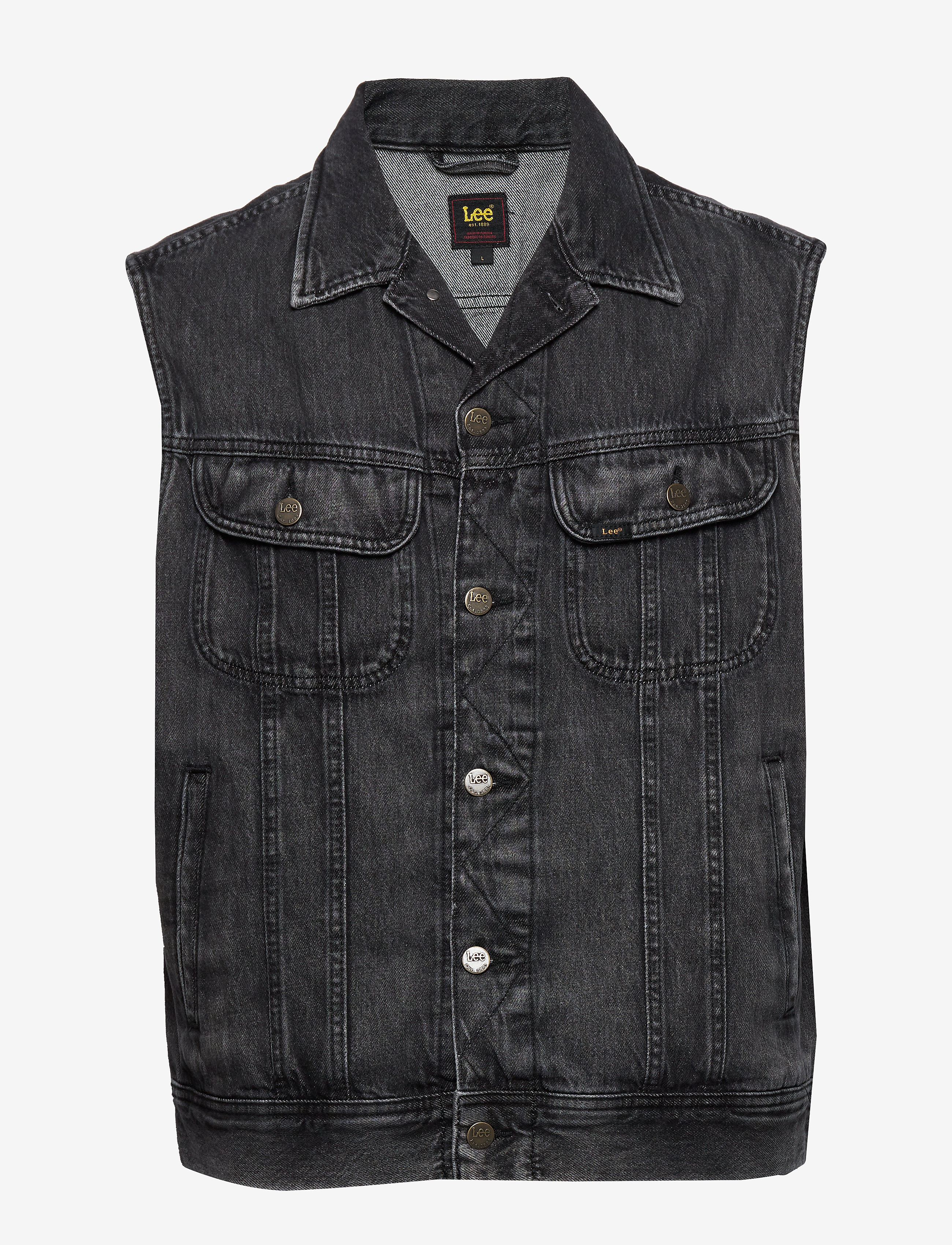 Lee Jeans - CUTT OFF RIDER VEST - dark dora - 0