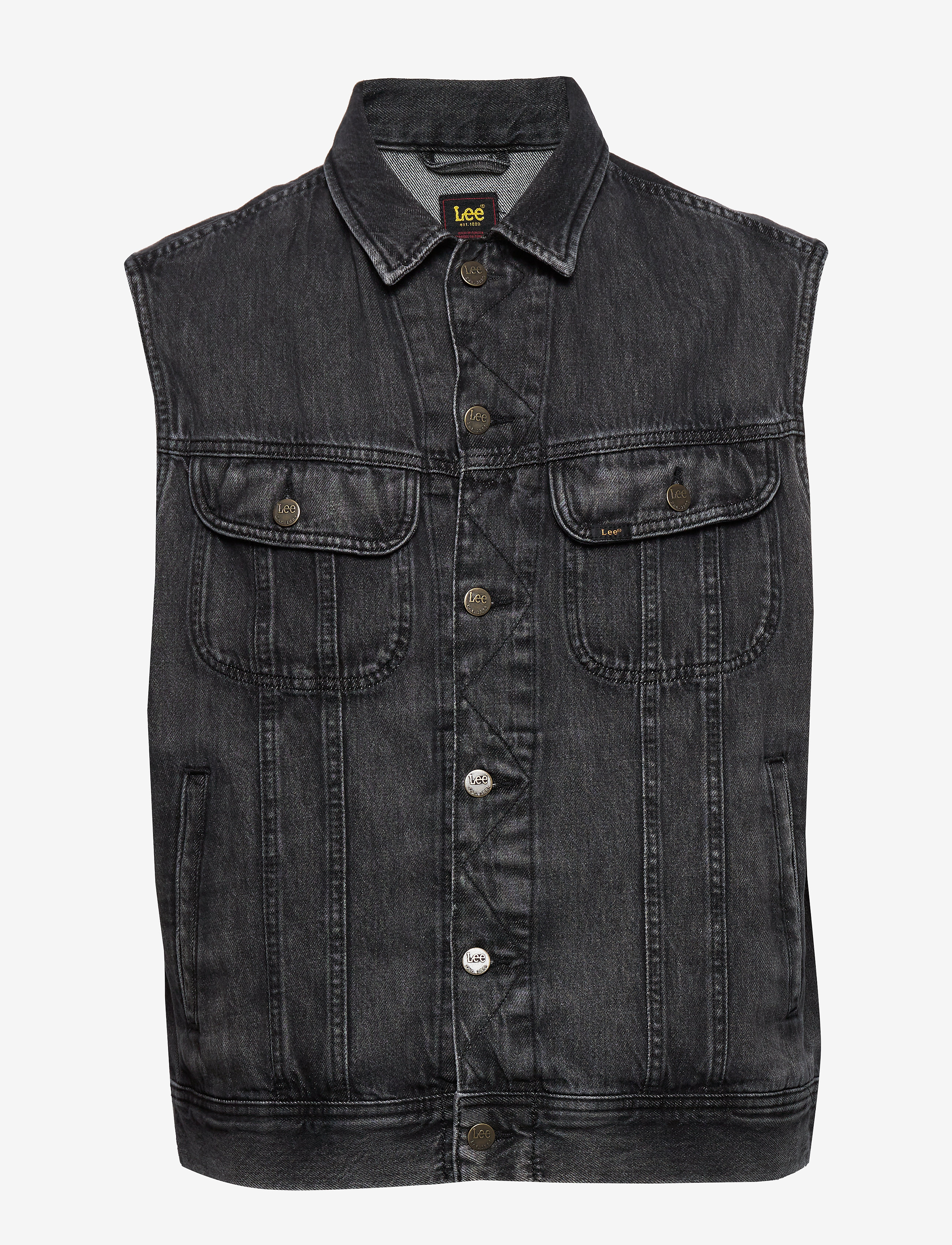 Lee Jeans - CUTT OFF RIDER VEST - dark dora - 1