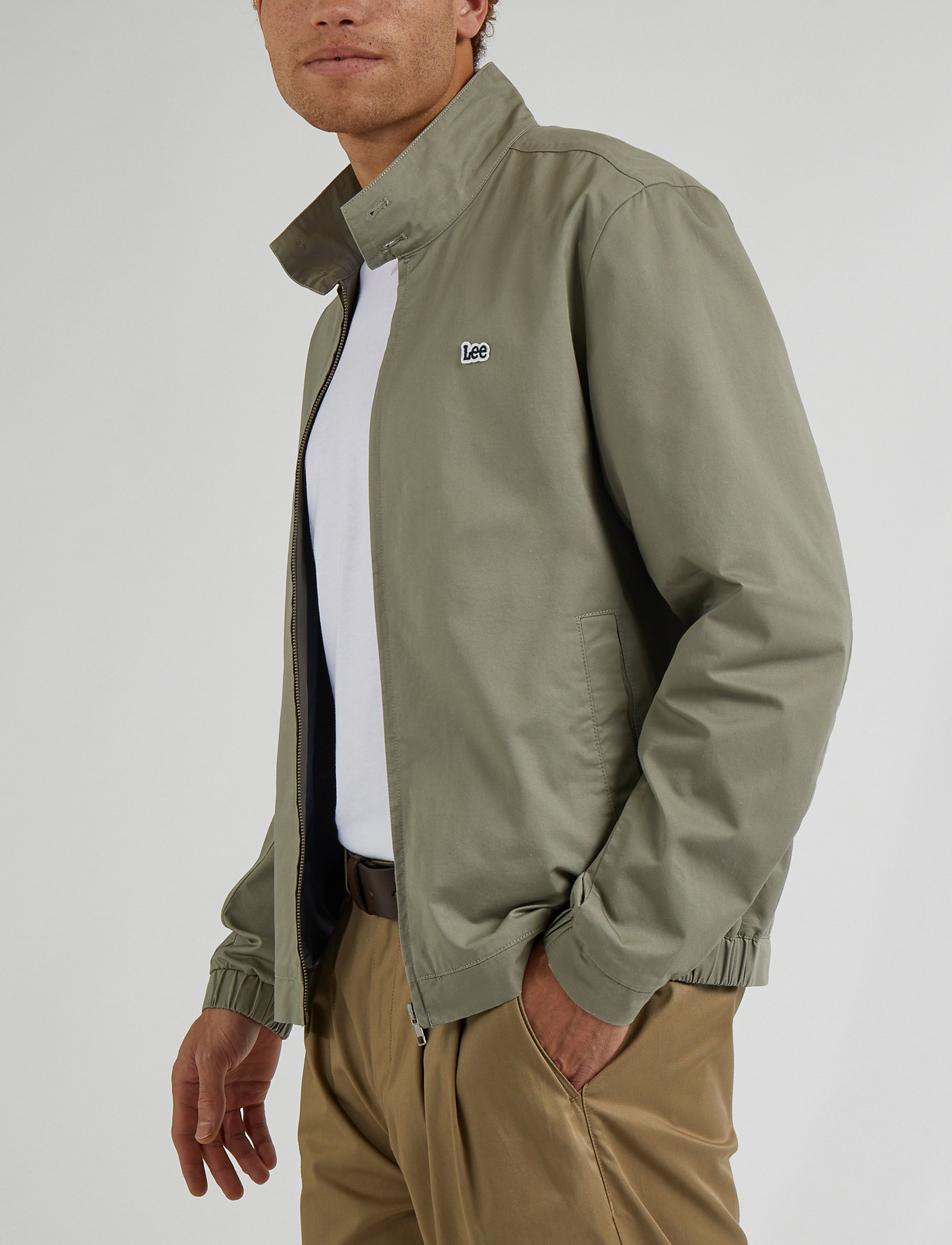 Lee Jeans - HARRINGTON JACKET - mushroom - 4