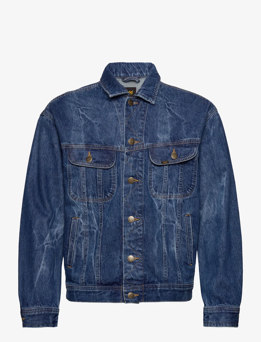 Lee rider jacket dark stonewash hot sale