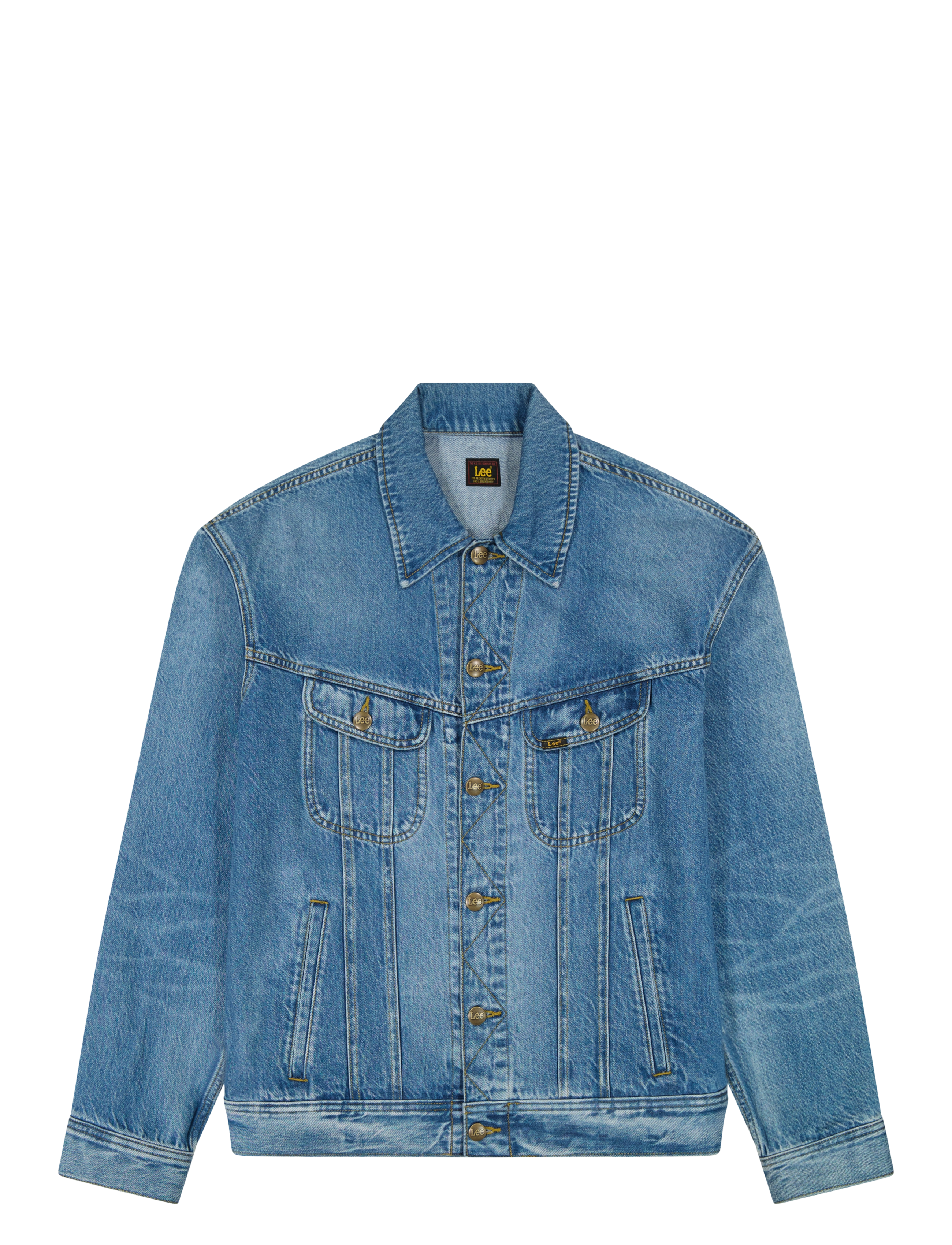 Lee Jeans - RELAXED RIDER JACKET - voodrita teksatagid - sandstorm - 1