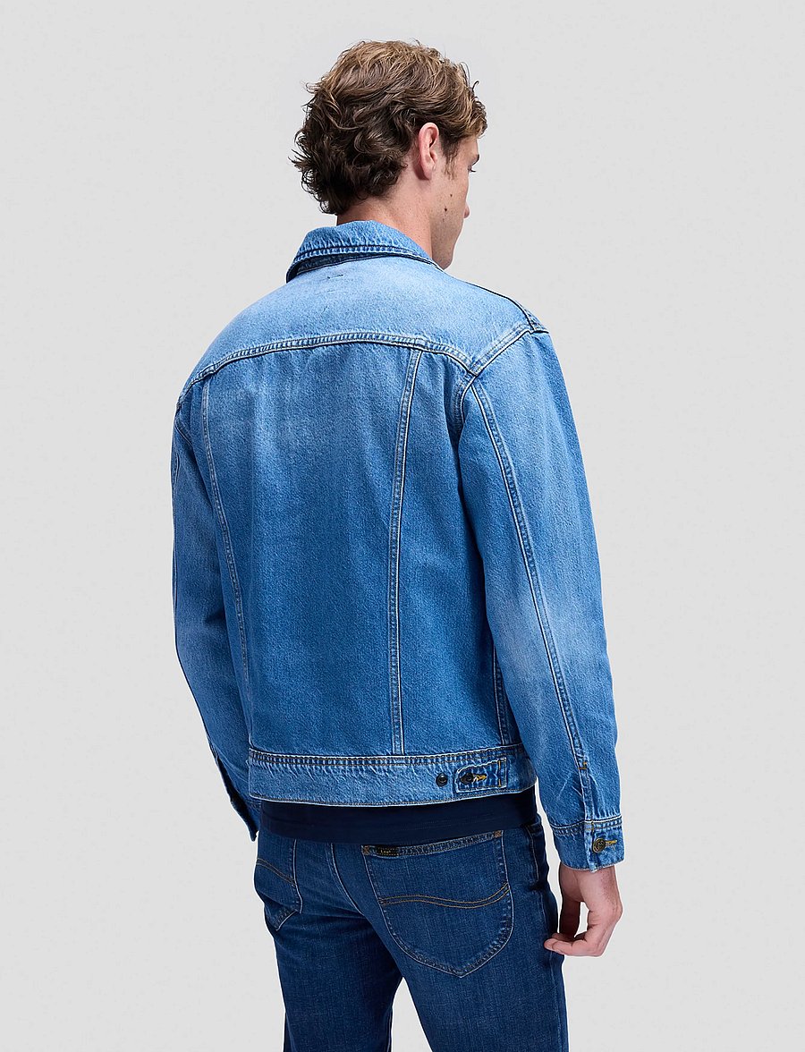 Lee Jeans - RELAXED RIDER JACKET - voodrita teksatagid - sandstorm - 3