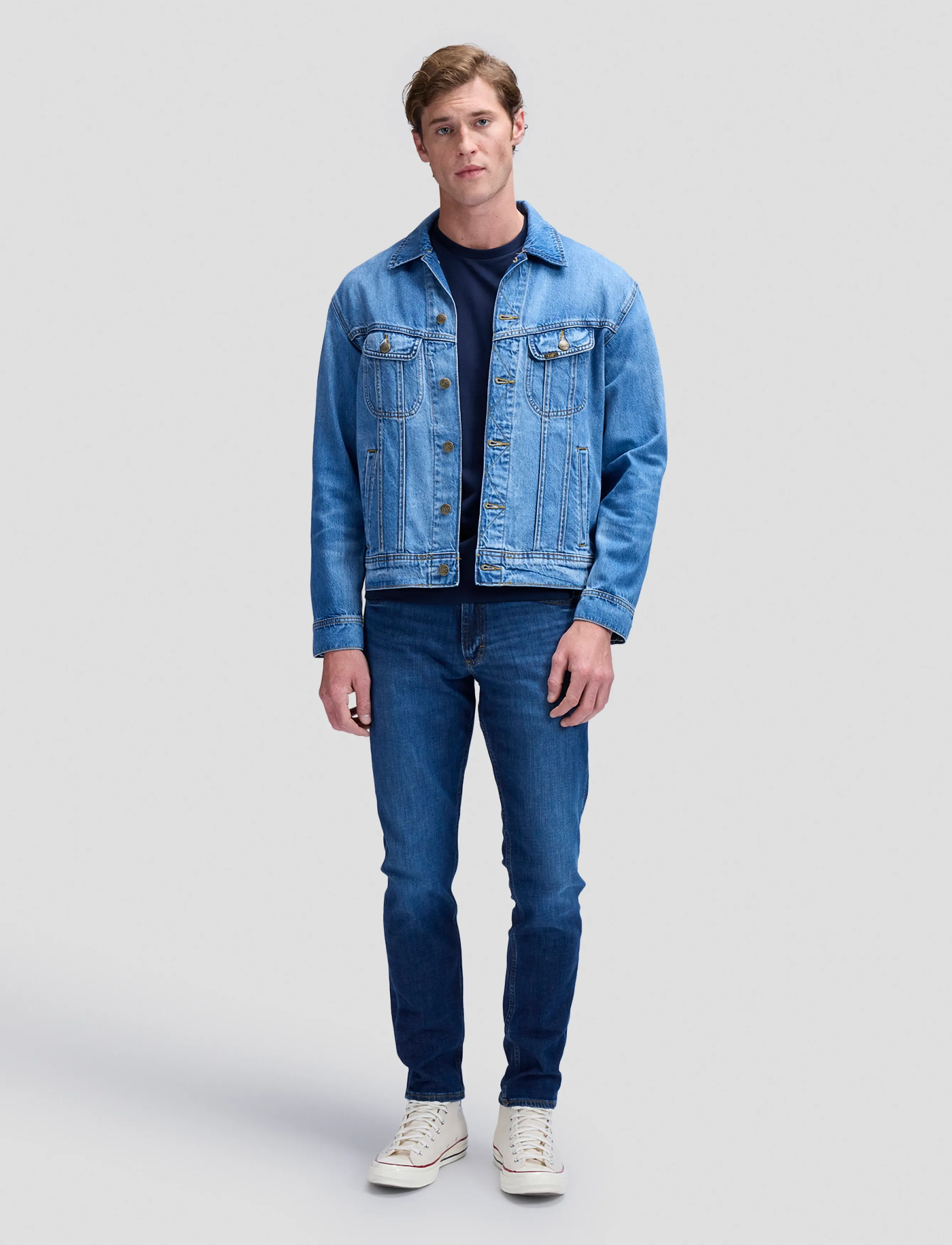 Lee Jeans - RELAXED RIDER JACKET - voodrita teksatagid - sandstorm - 4